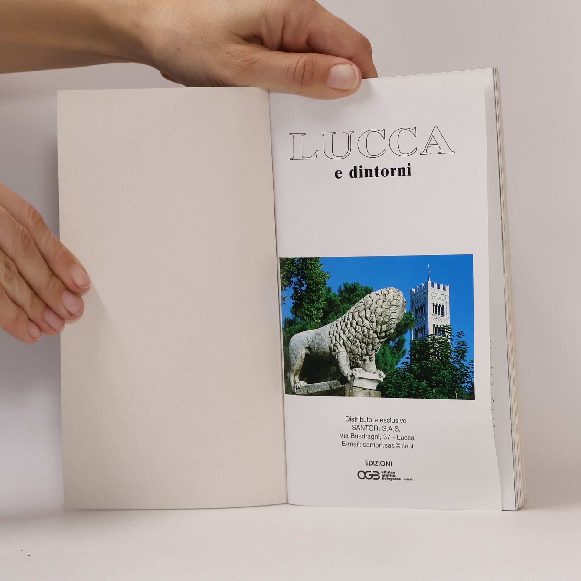 Various Lucca e dintorni. Piantina monumentale della città