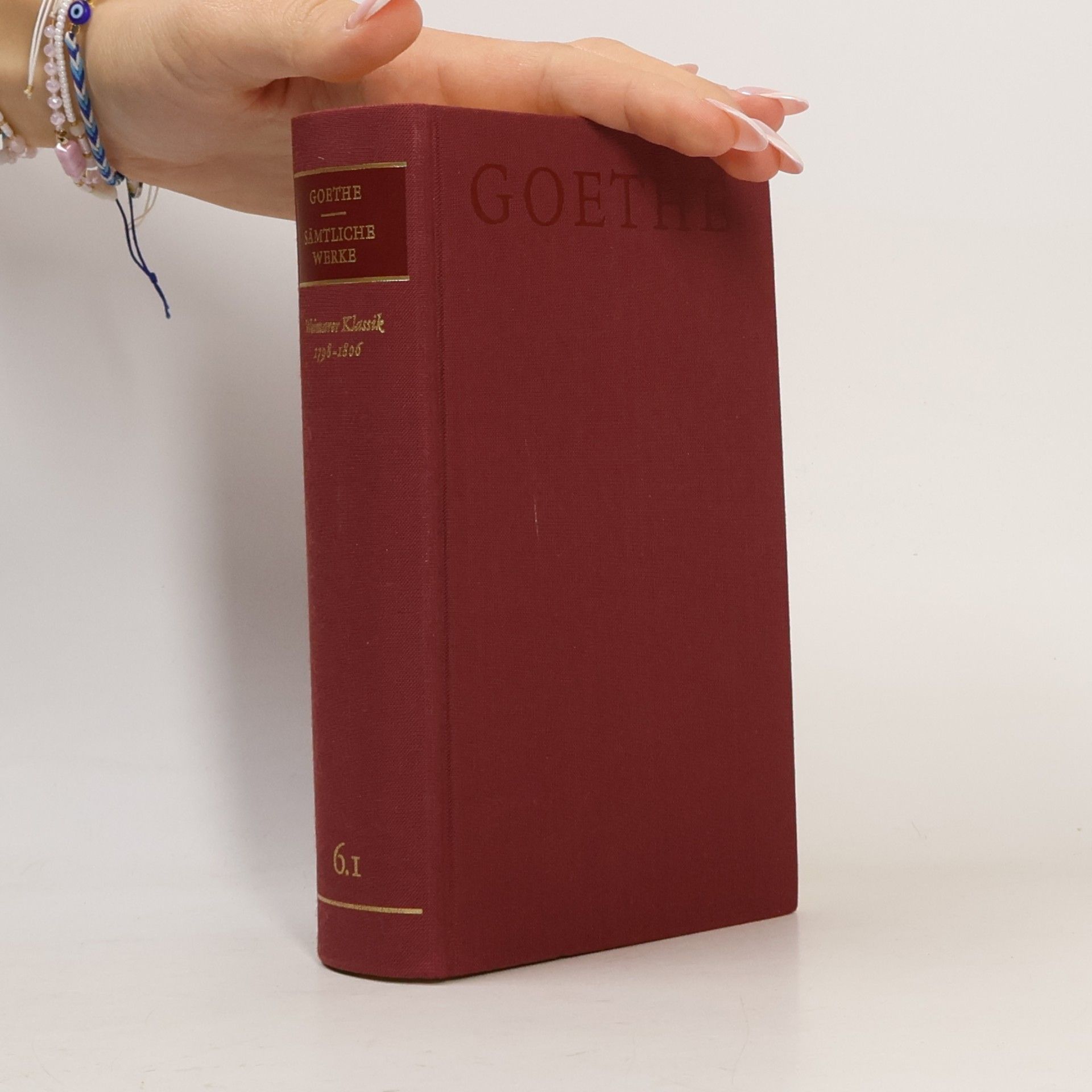 Johann Wolfgang von Goethe Sämtliche Werke 6.I