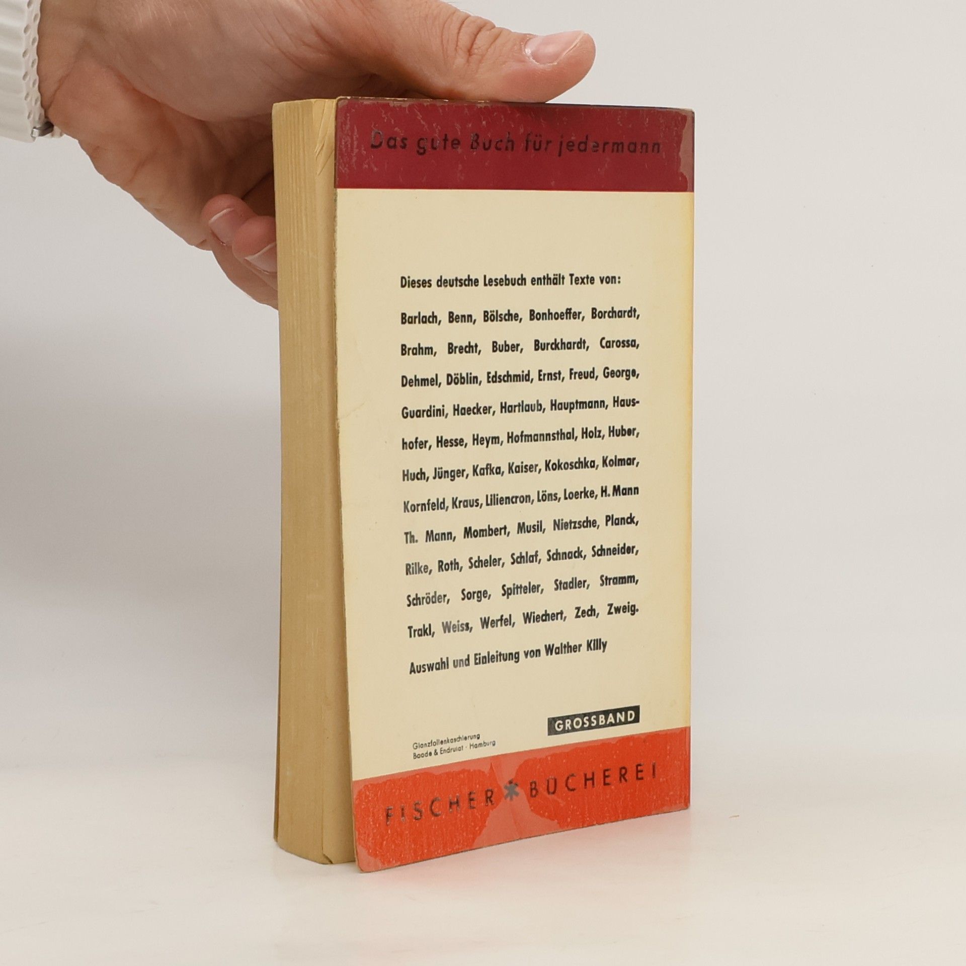 Walther Killy Zeichen der Zeit. Ein Deutsches Lesebuch 4