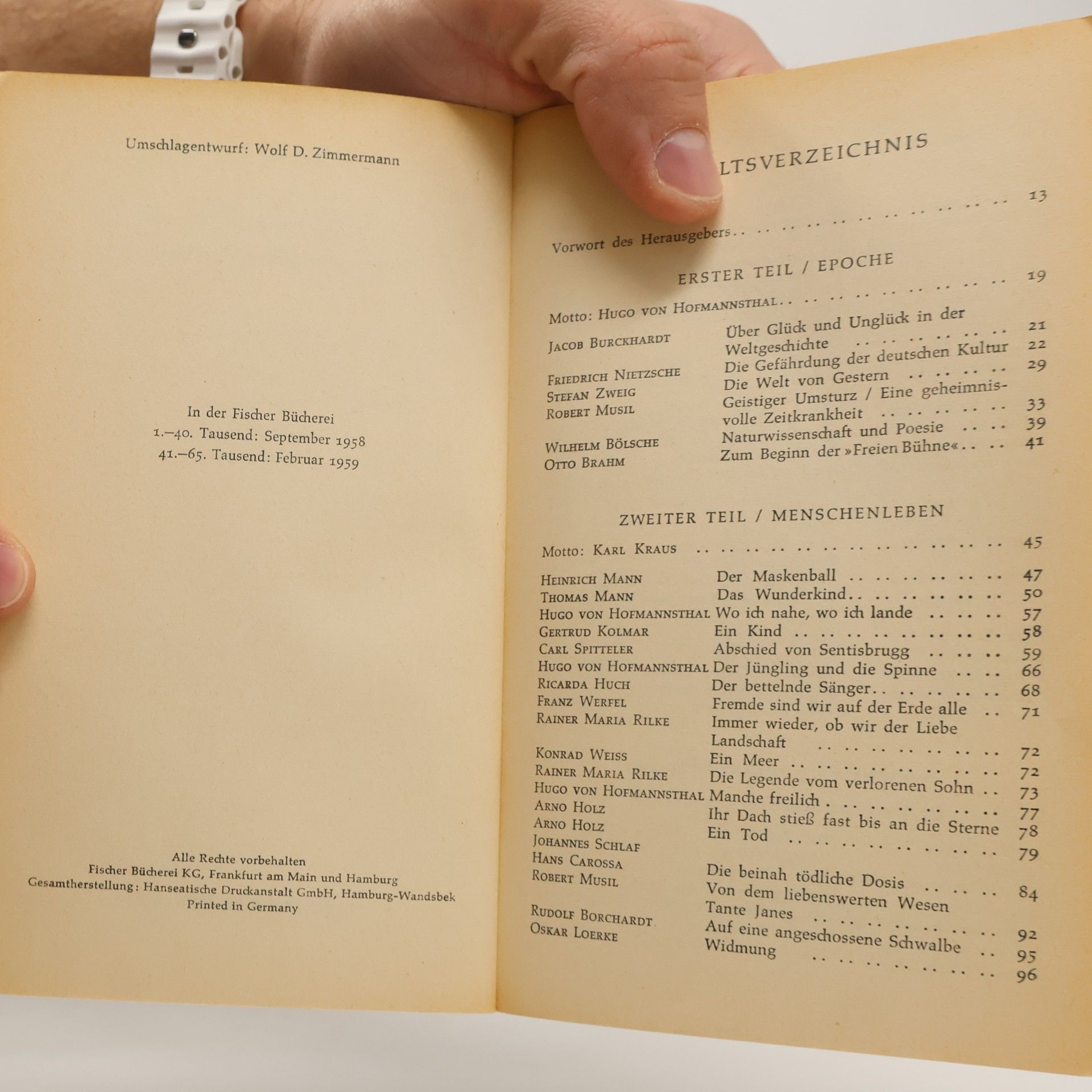 Walther Killy Zeichen der Zeit. Ein Deutsches Lesebuch 4