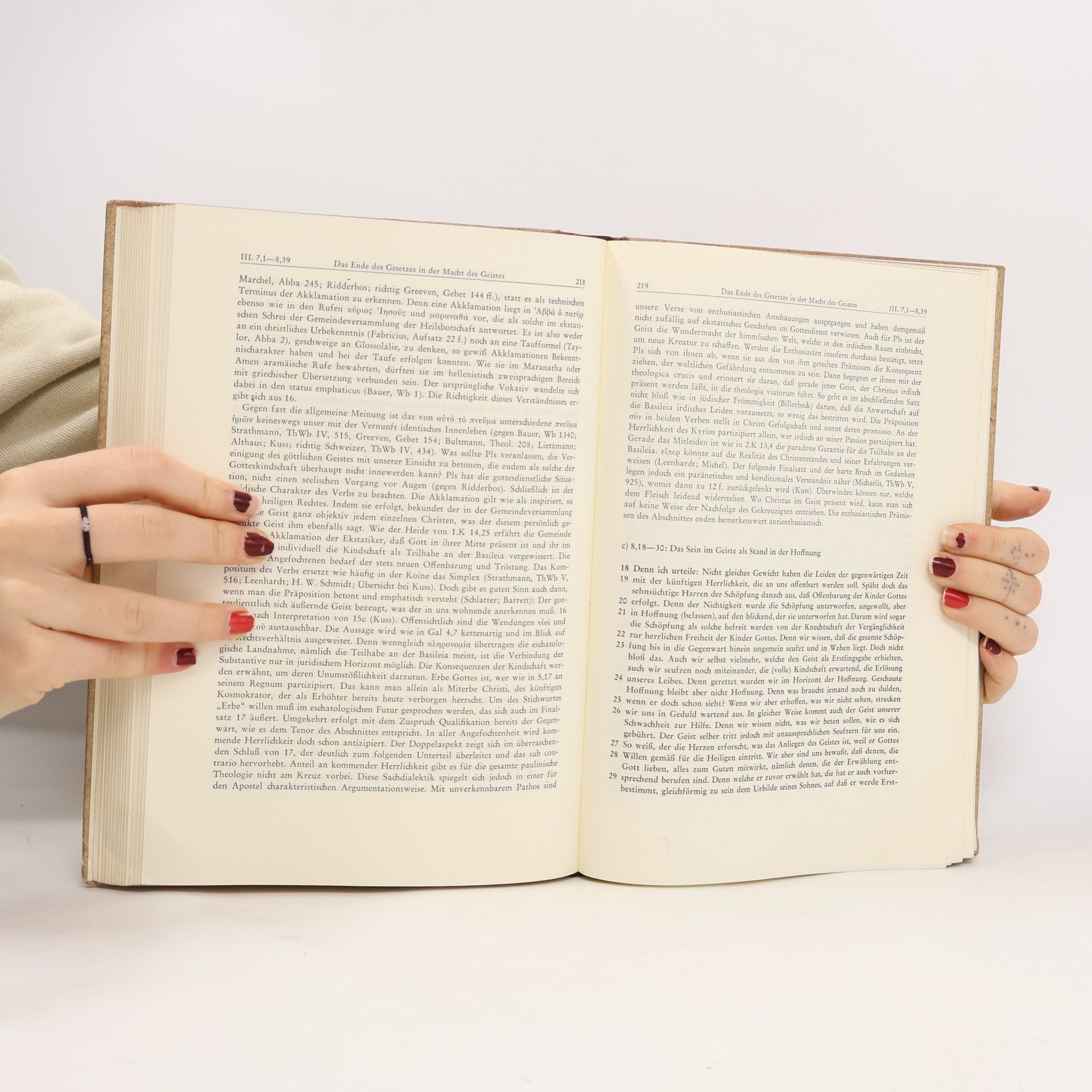 Ernst Käsemann Handbuch zum Neuen Testament - 8a: An die Römer