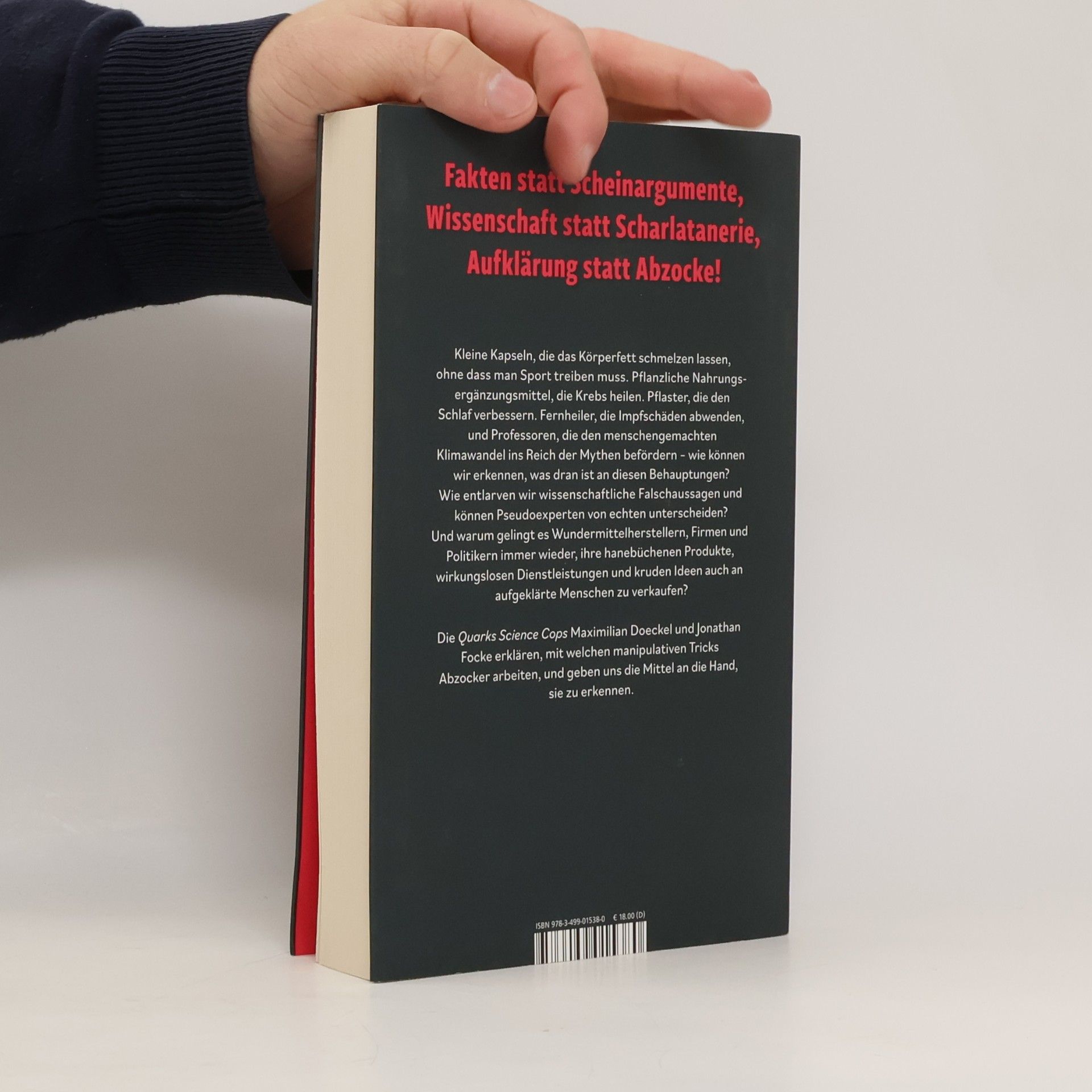 Maximilian Doeckel «Aber meiner Tante hat’s geholfen». Wie wir Scheinargumente, unwissenschaftlichen Unsinn und Pseudoexperten entlarven