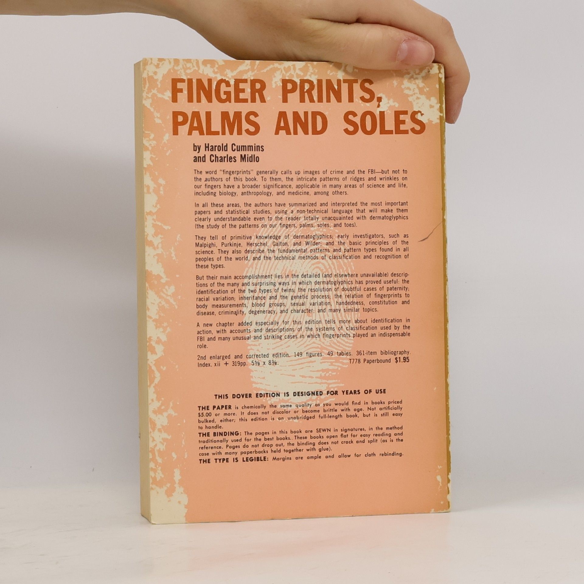 Charles Midlo Finger prints, palms and soles