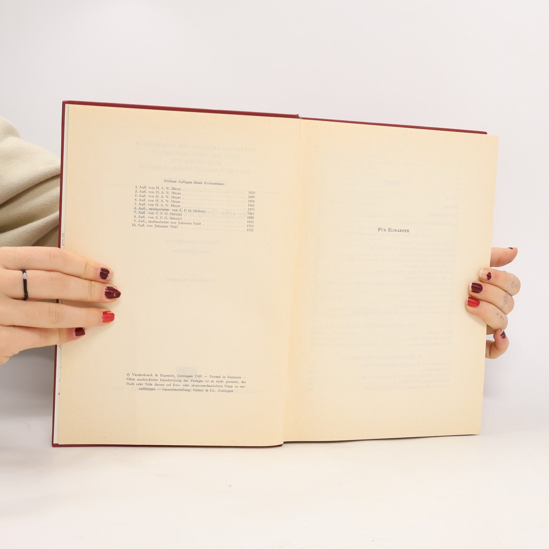 Hans Conzelmann Erster Korintherbrief 5