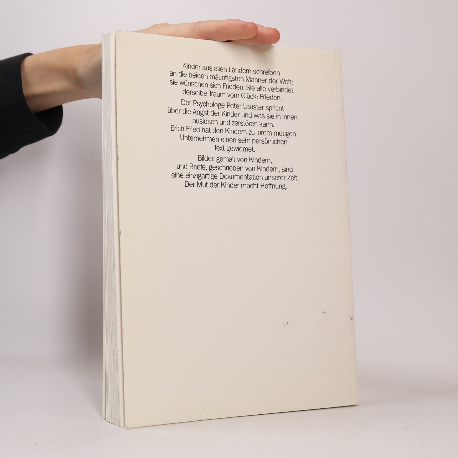 Erich Fried Kinder schreiben an Reagan und Gorbatschow