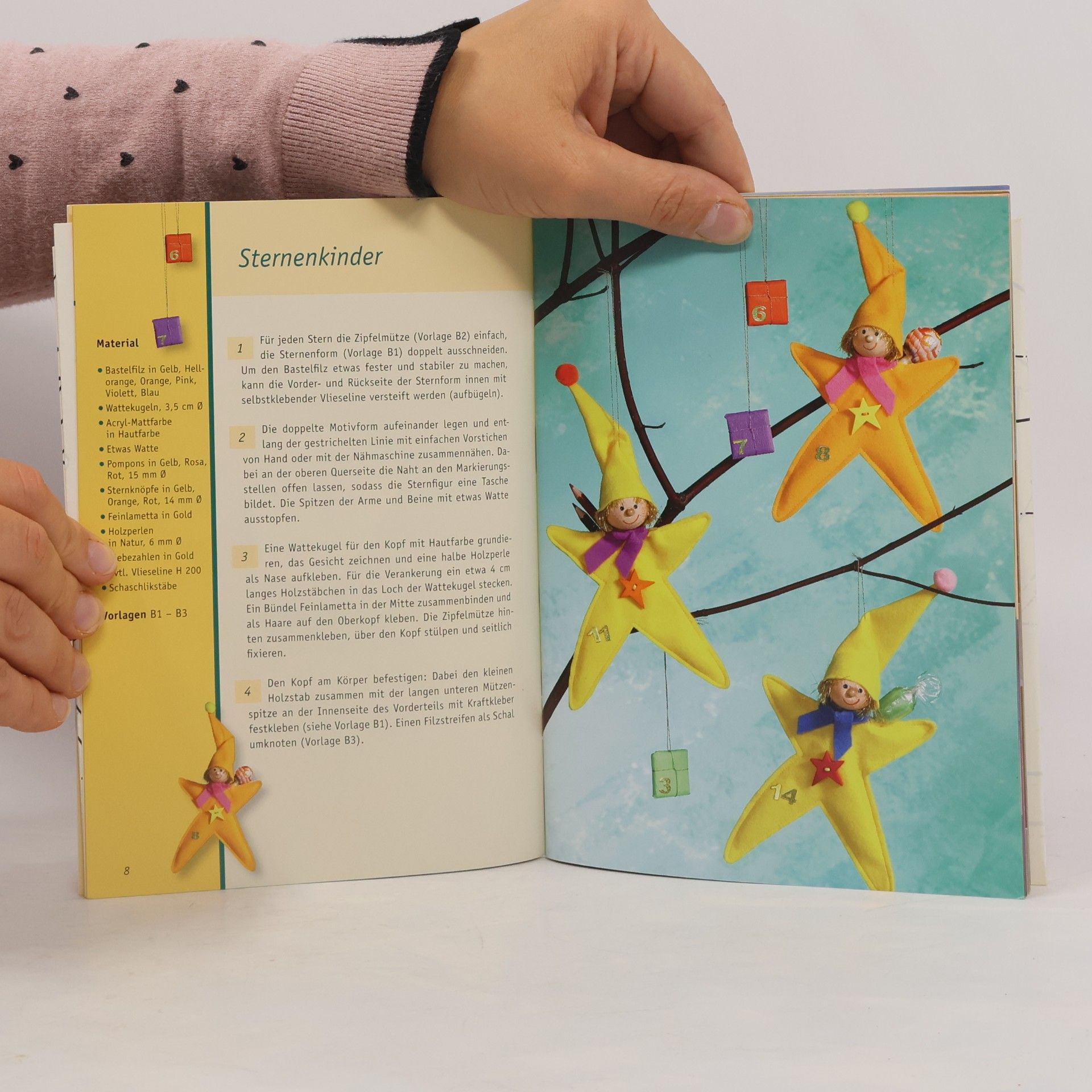 Birgit Utermarck Adventskalender aus Papier, Filz & Holz