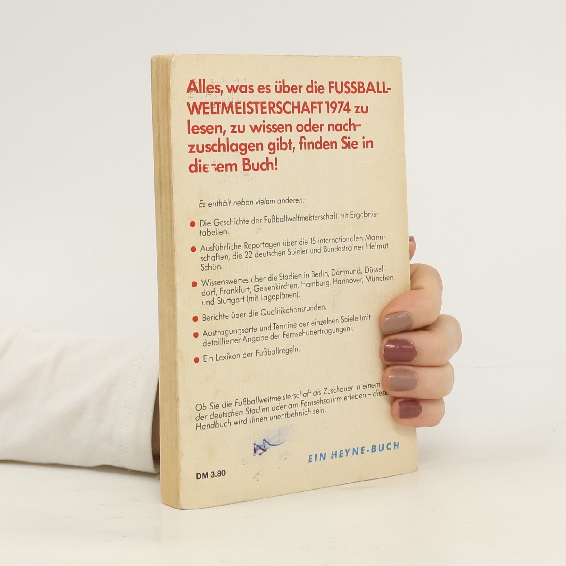 Sven Simon Die Fußball Weltmeisterschaft '74
