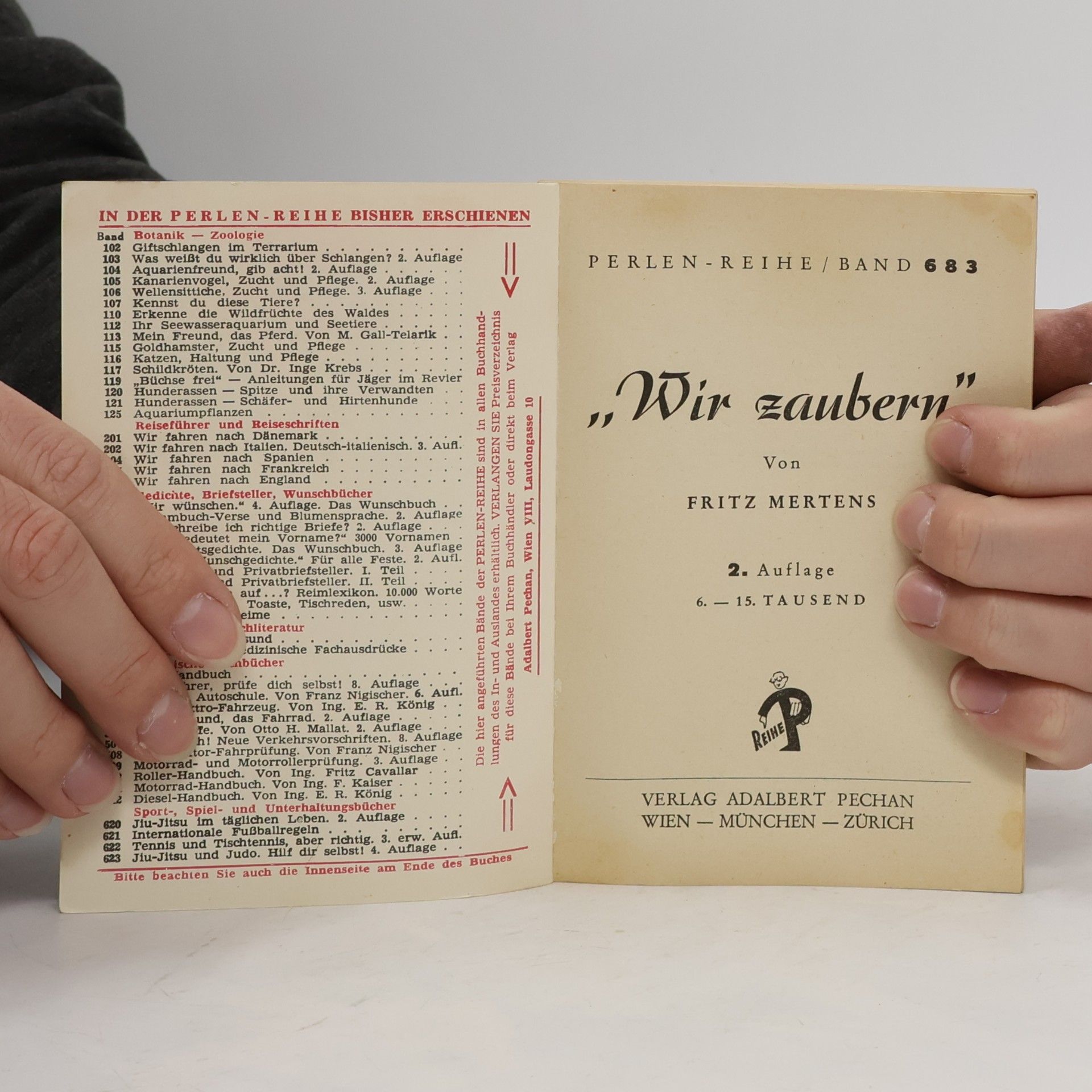 Fritz Mertens Wir zaubern 683