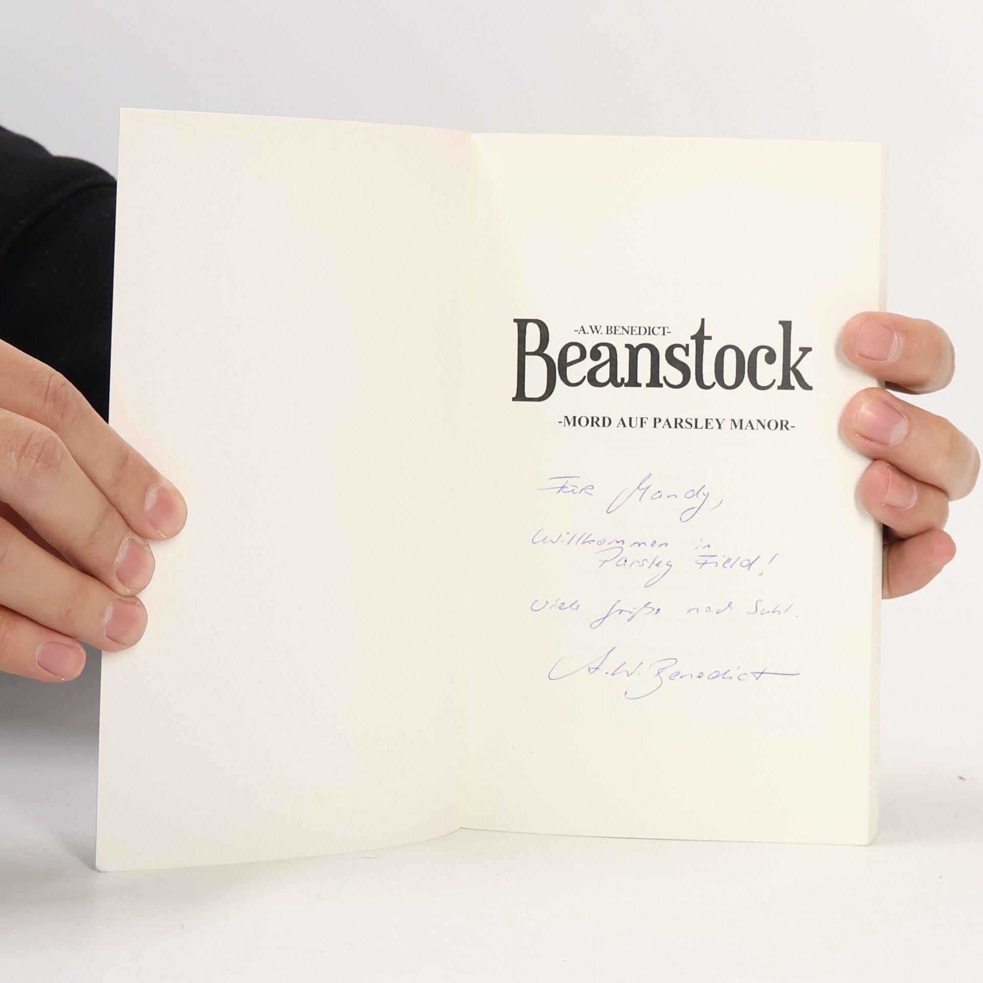 A. W. Benedict Beanstock - Mord auf Parsley Manor (1. Buch)
