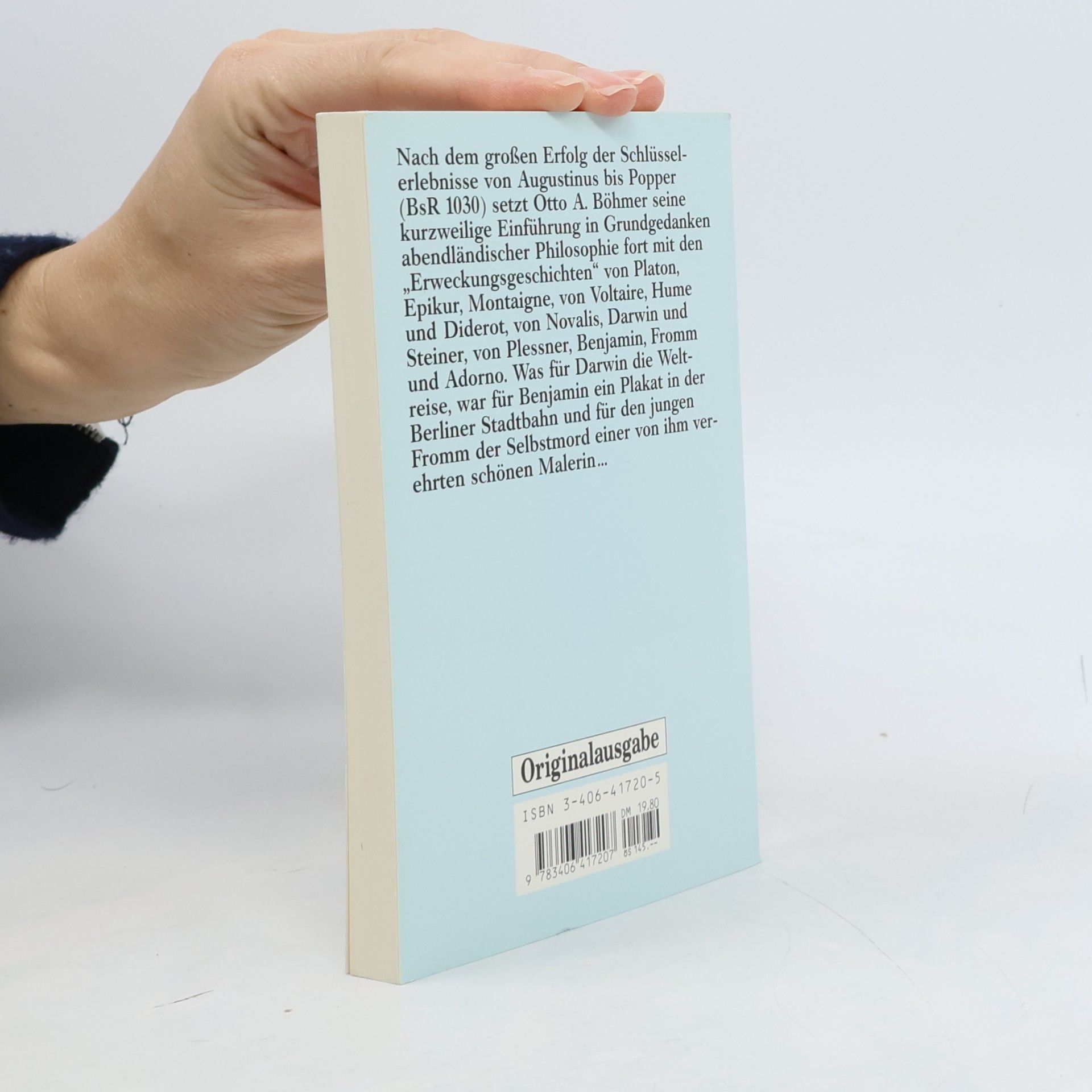 Otto A. Böhmer Neue Sternstunden der Philosophie