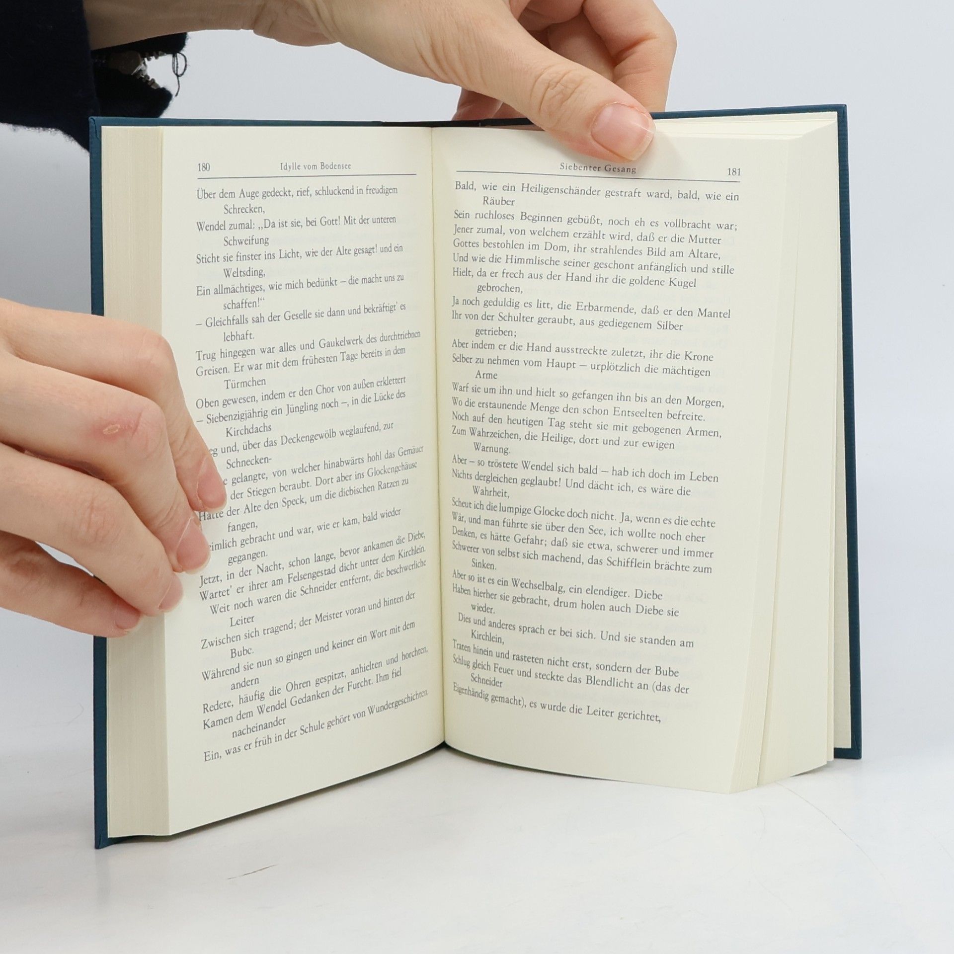 Eduard Mörike Bibliothek deutscher Klassiker. Eine Auswahl in 12 Bänden. Mörike