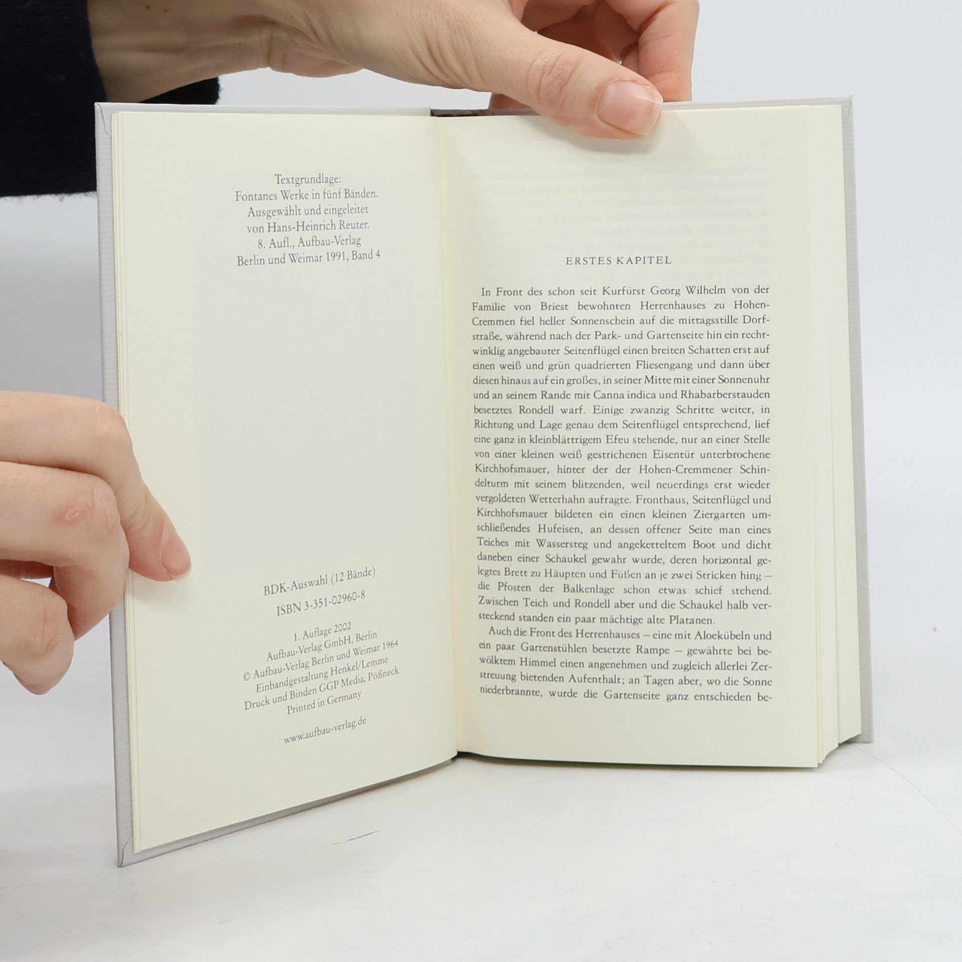 Theodor Fontane Bibliothek deutscher Klassiker. Eine Auswahl in 12 Bänden. Fontane