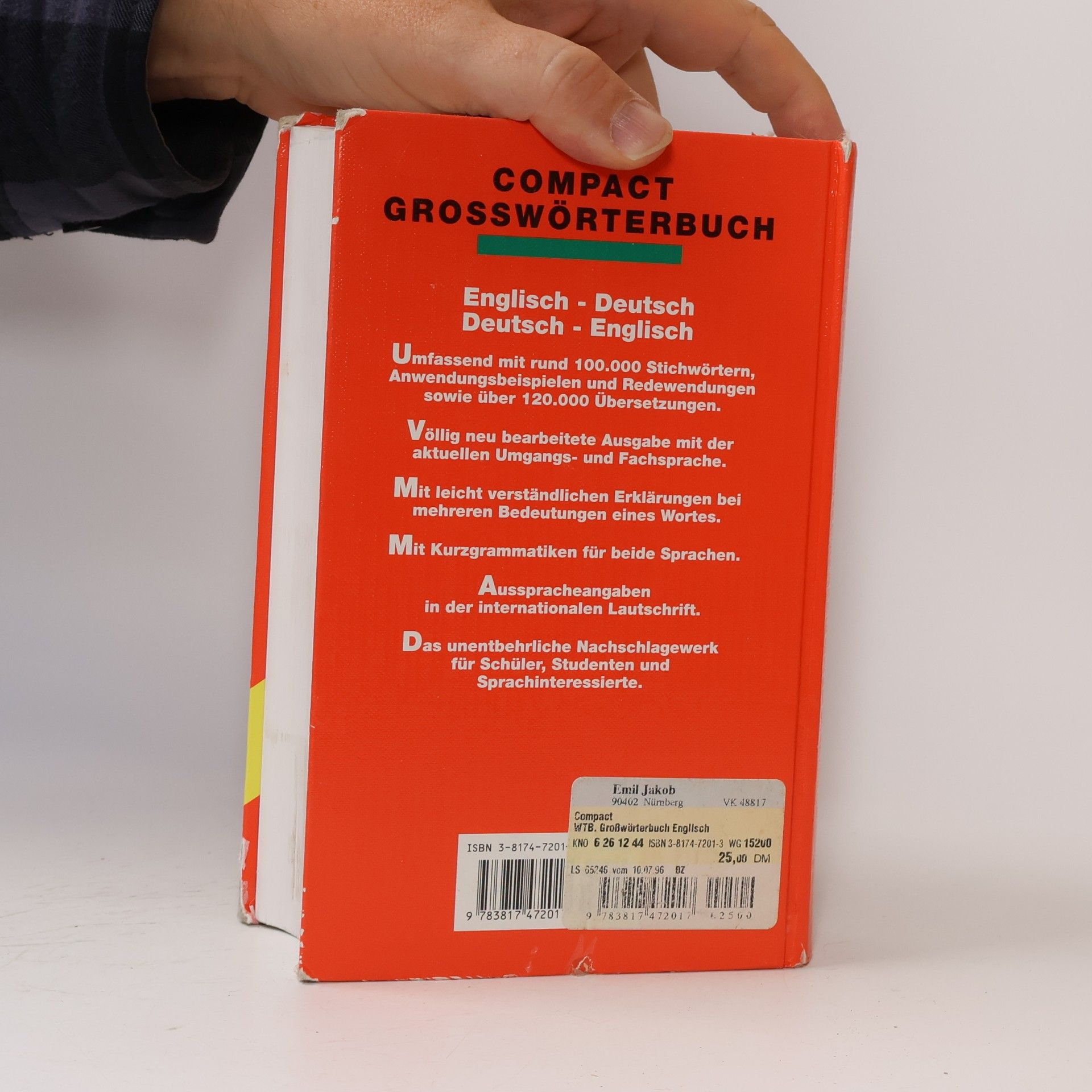 Autores varios Compact Großwörterbuch Englisch