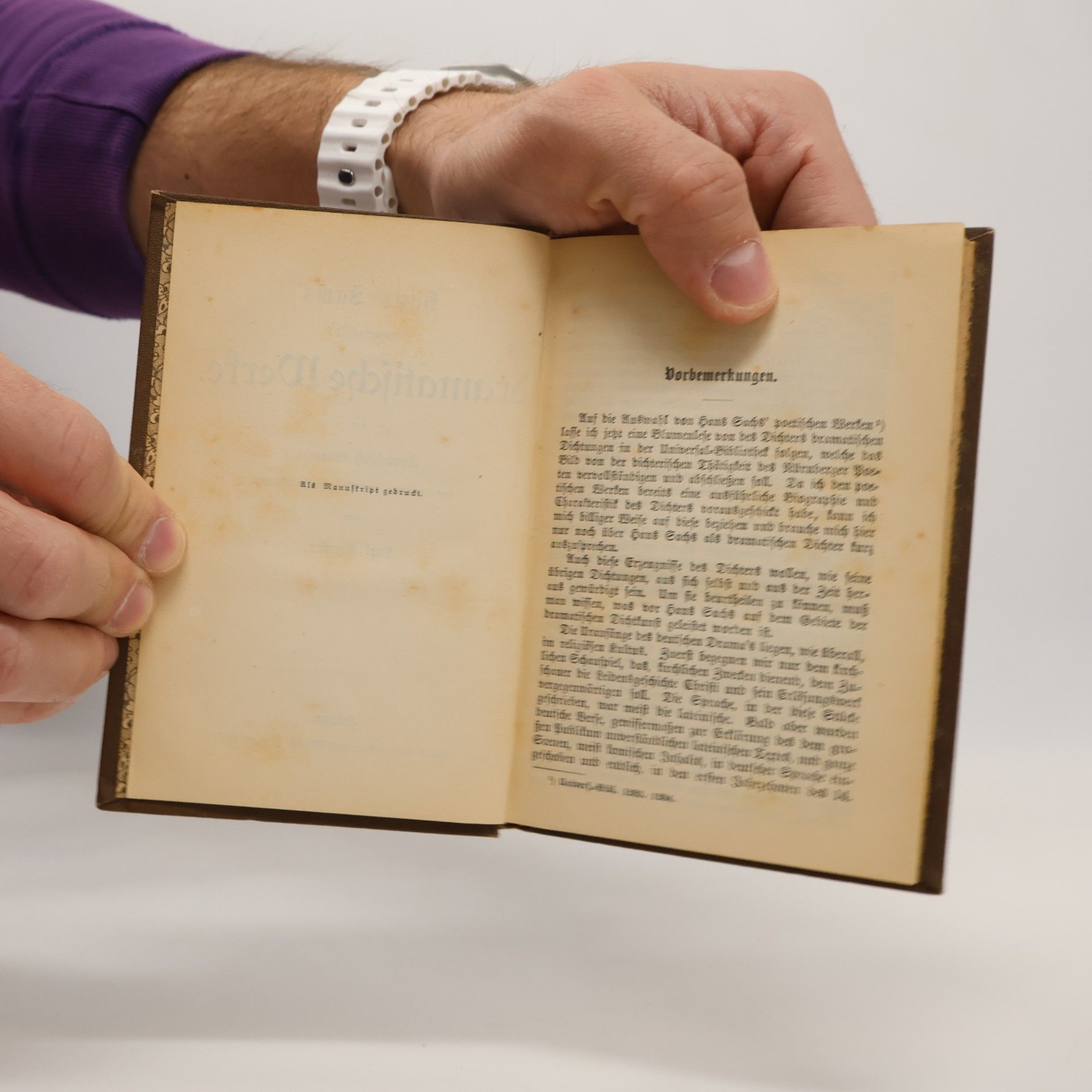 Hans Sachs Dramatische Werke