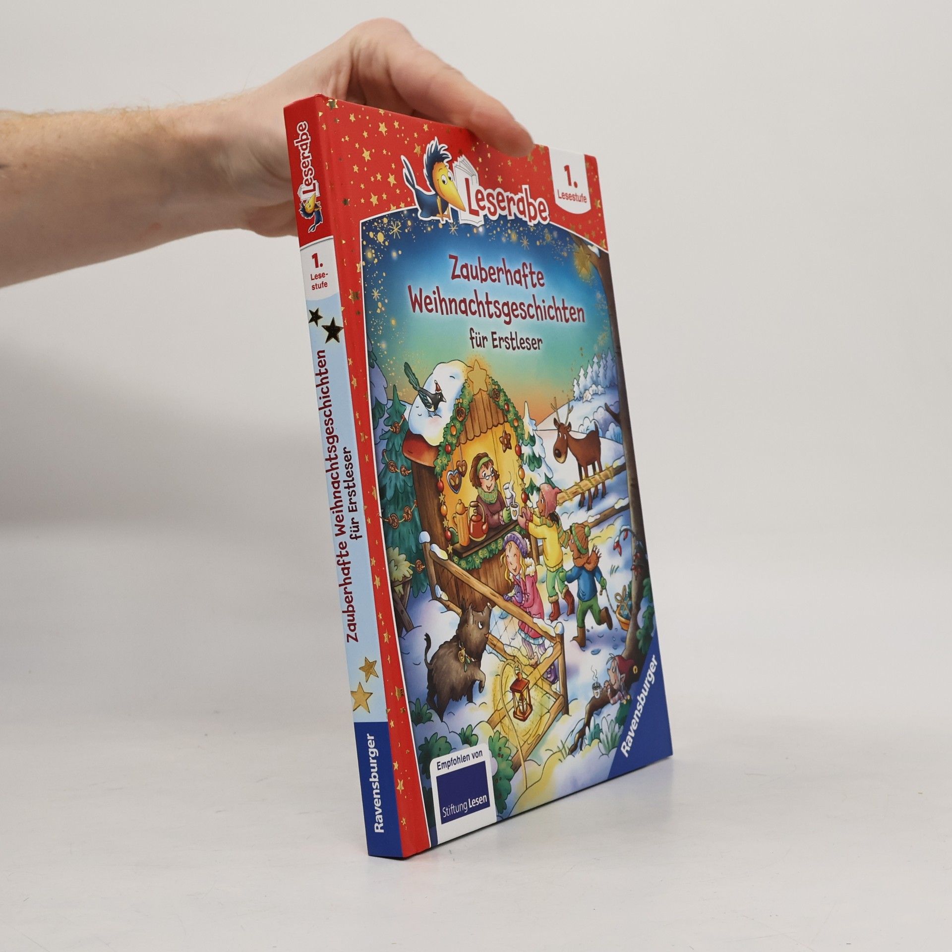Zauberhafte Weihnachtsgeschichten für Erstleser - lesen lernen mit dem Leseraben - Erstlesebuch - Kinderbuch ab 6 Jahren - Lesen