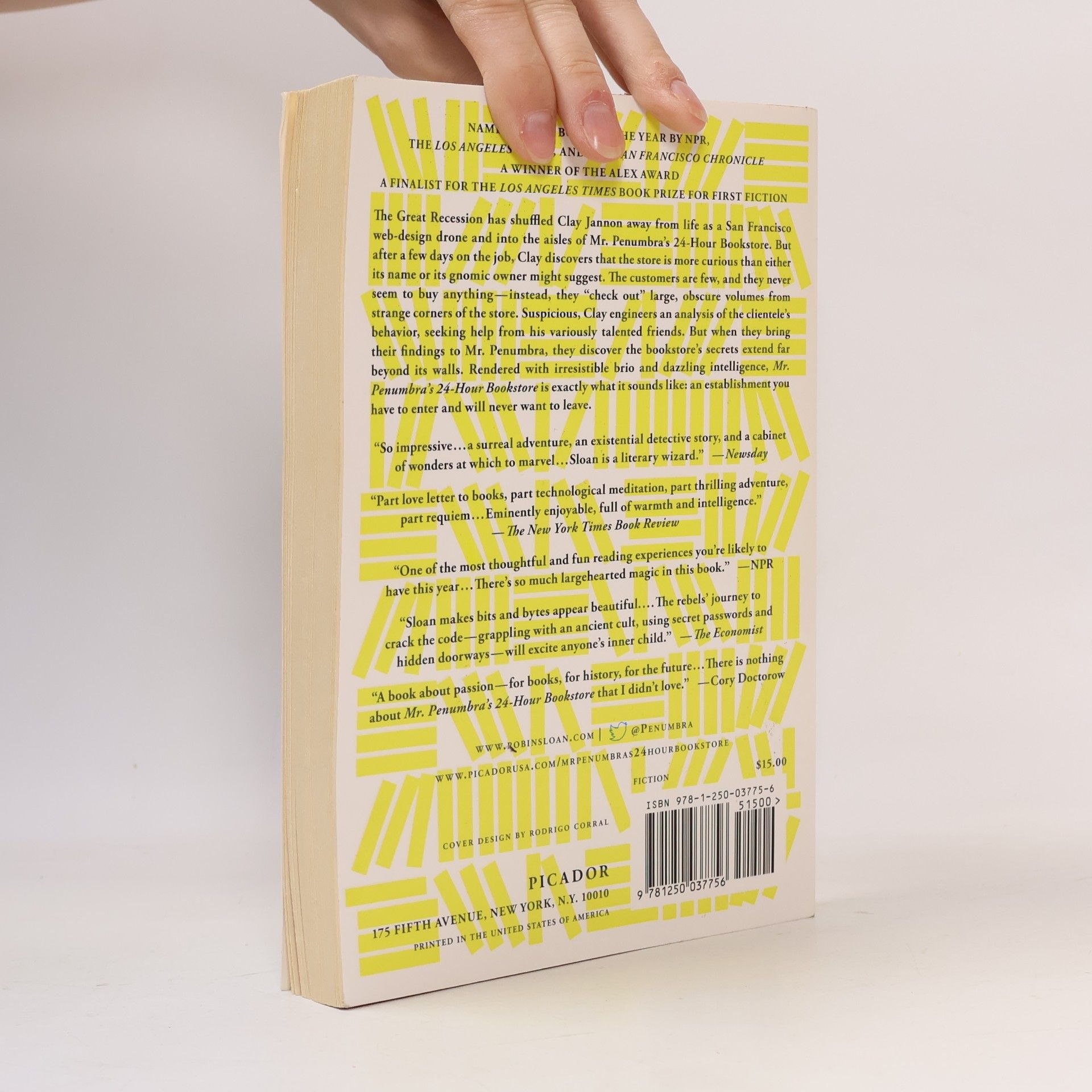 Robin Sloan Mr Penumbra's 24-Hour Bookstore. Die sonderbare Buchhandlung des Mr. Penumbra, englische Ausgabe