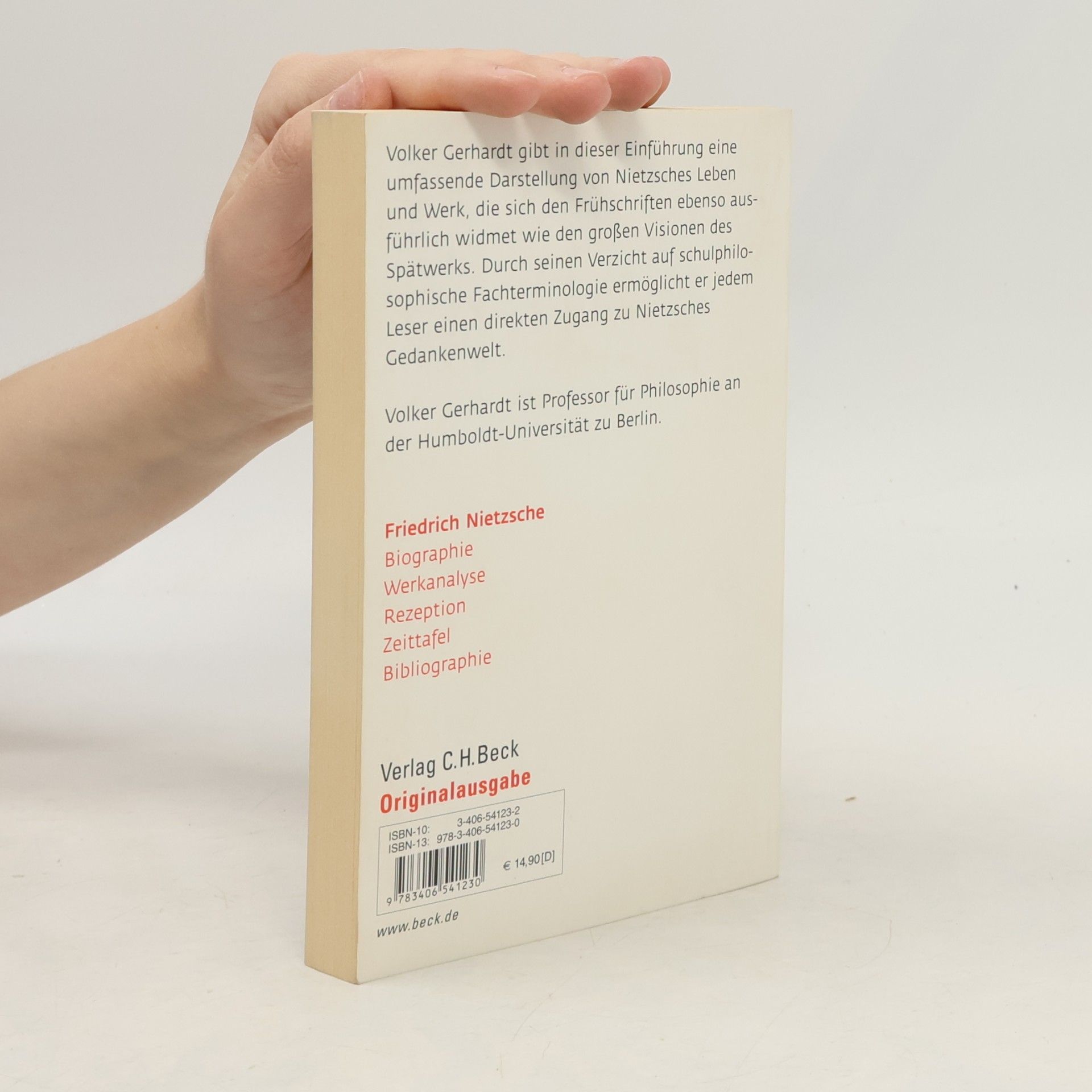 Volker Gerhardt Beck'sche Reihe: Friedrich Nietzsche