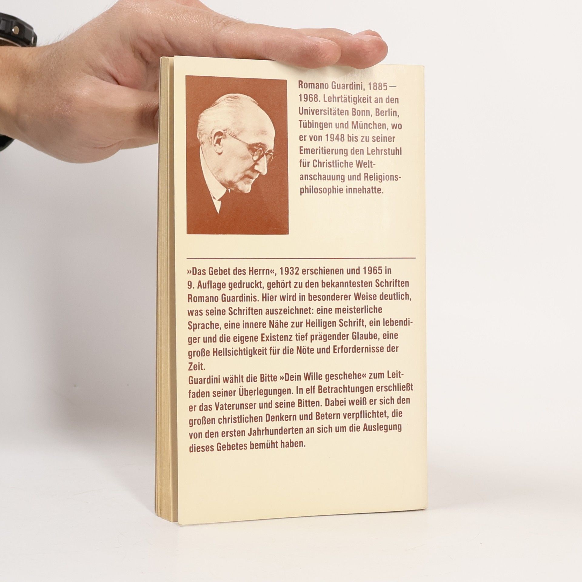 Romano Guardini Das Gebet des Herrn