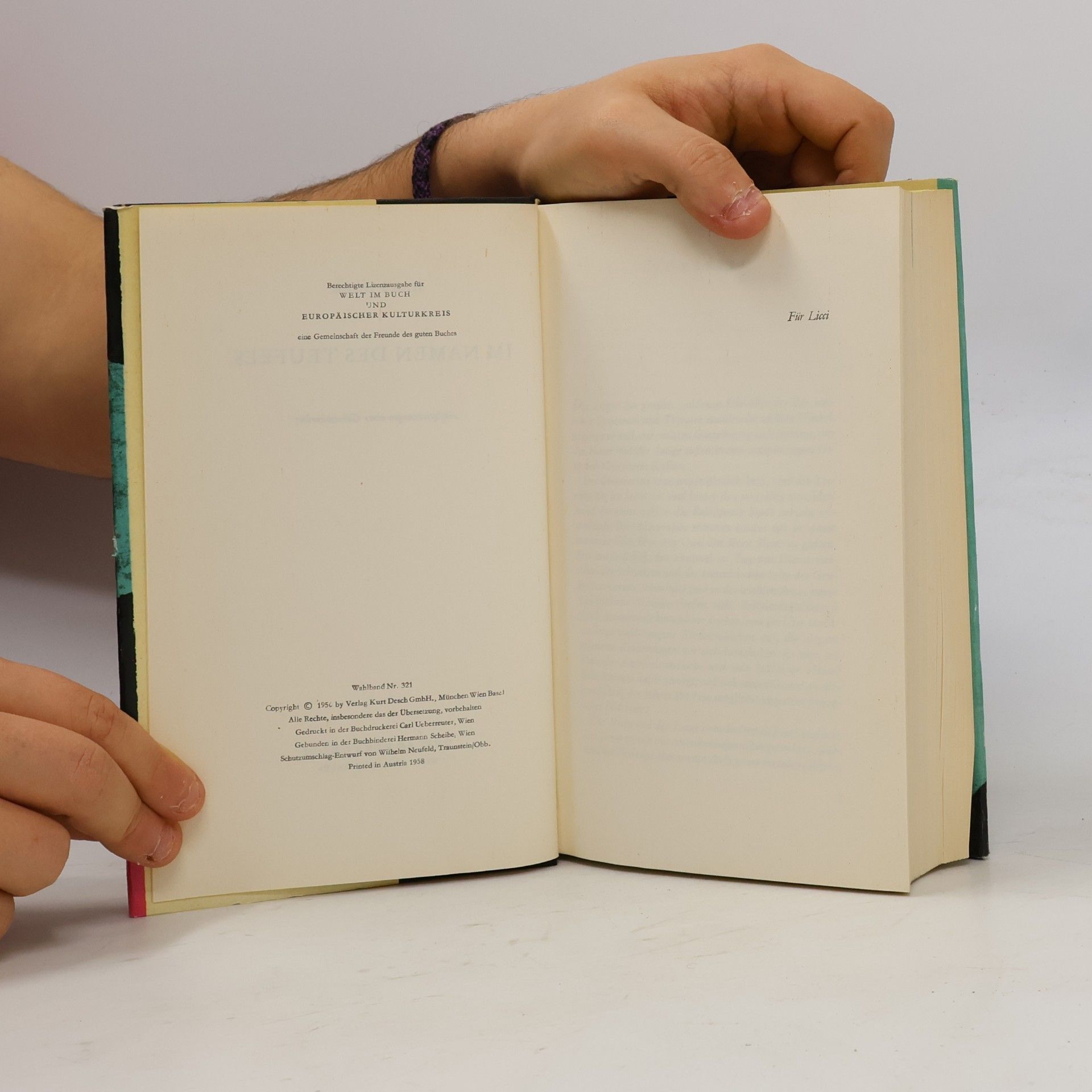 Hans Habe Im Namen des Teufels