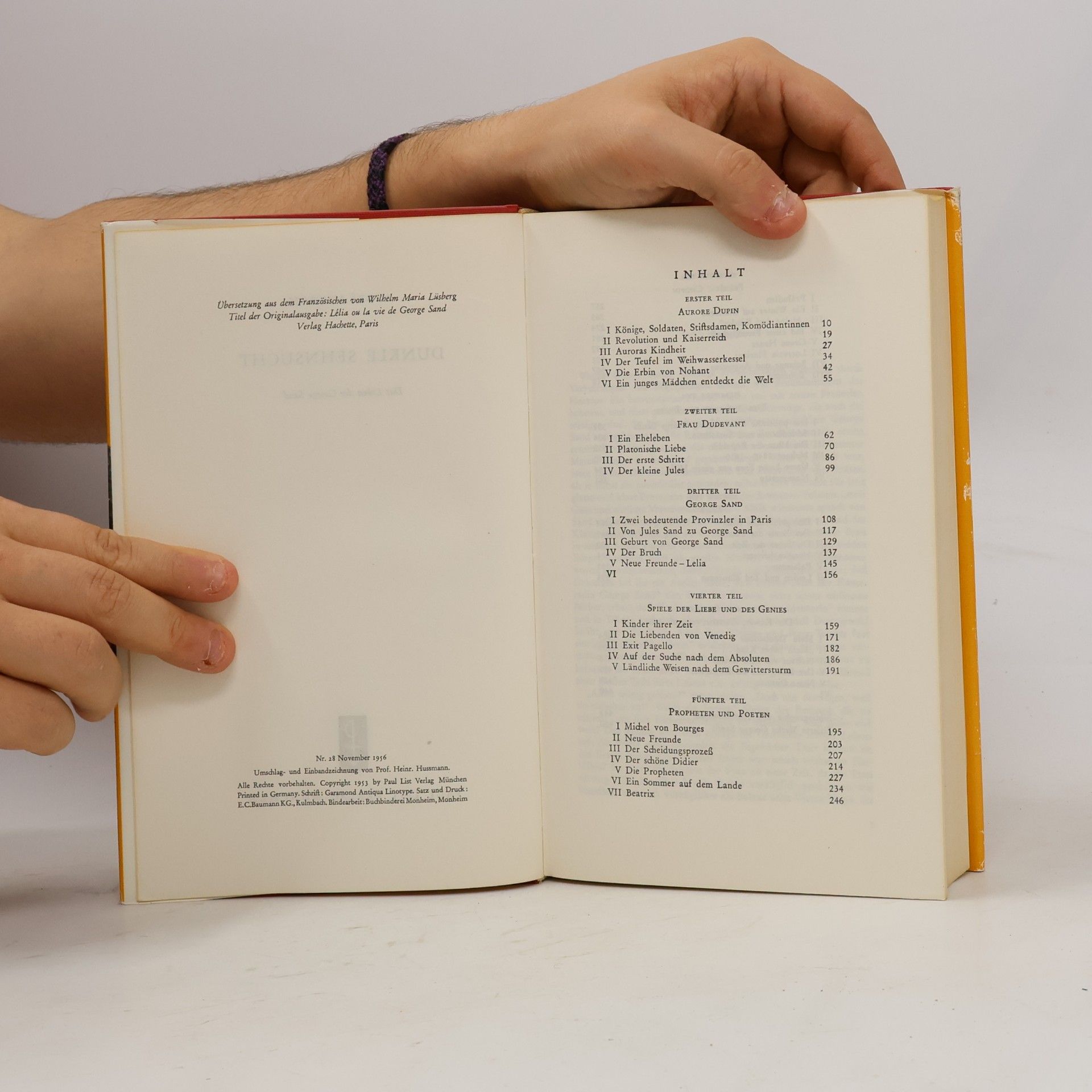 André Maurois Dunkle Sehnsucht
