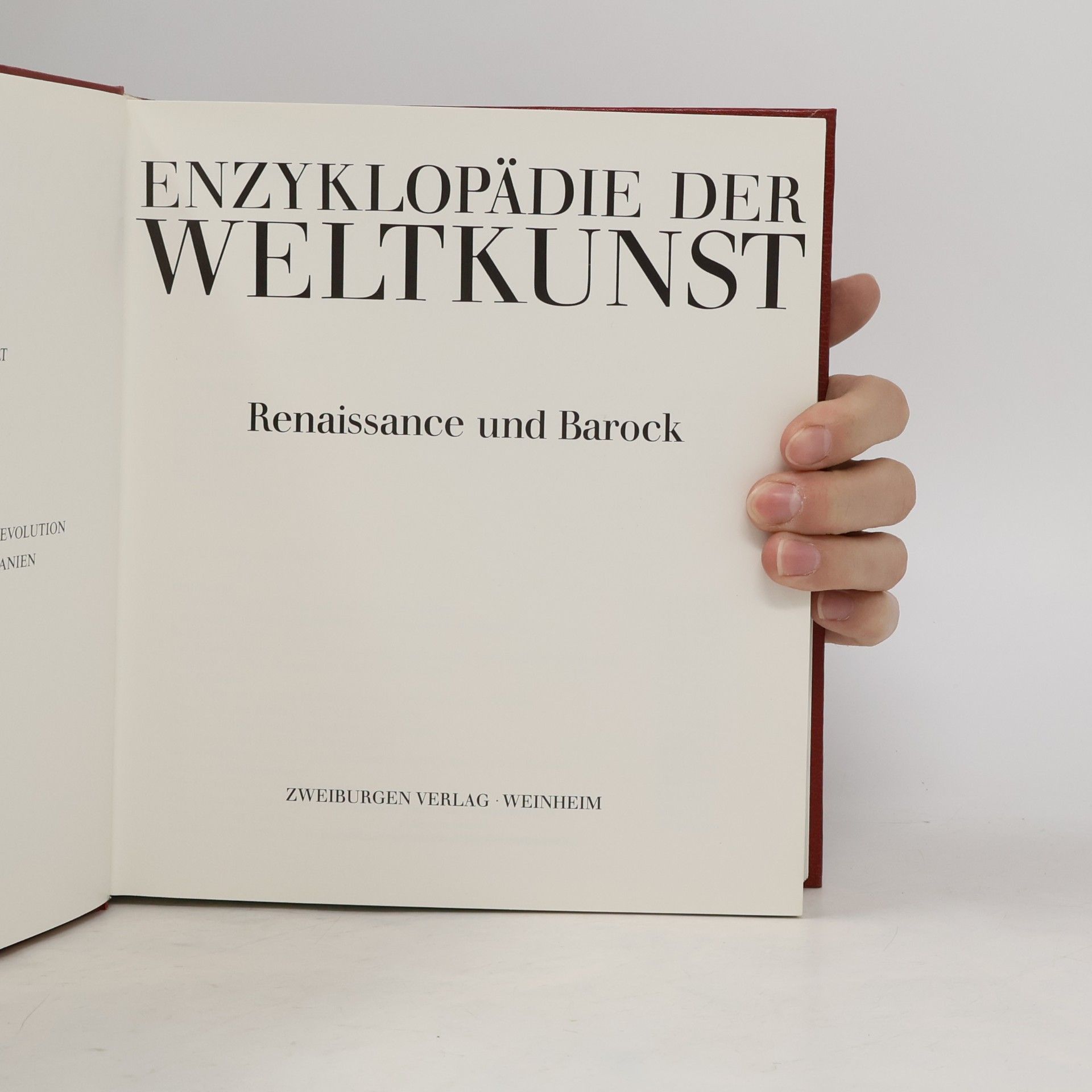 Collectif d'auteurs Enzyklopädie der Weltkunst 6. Renaissance und Barock