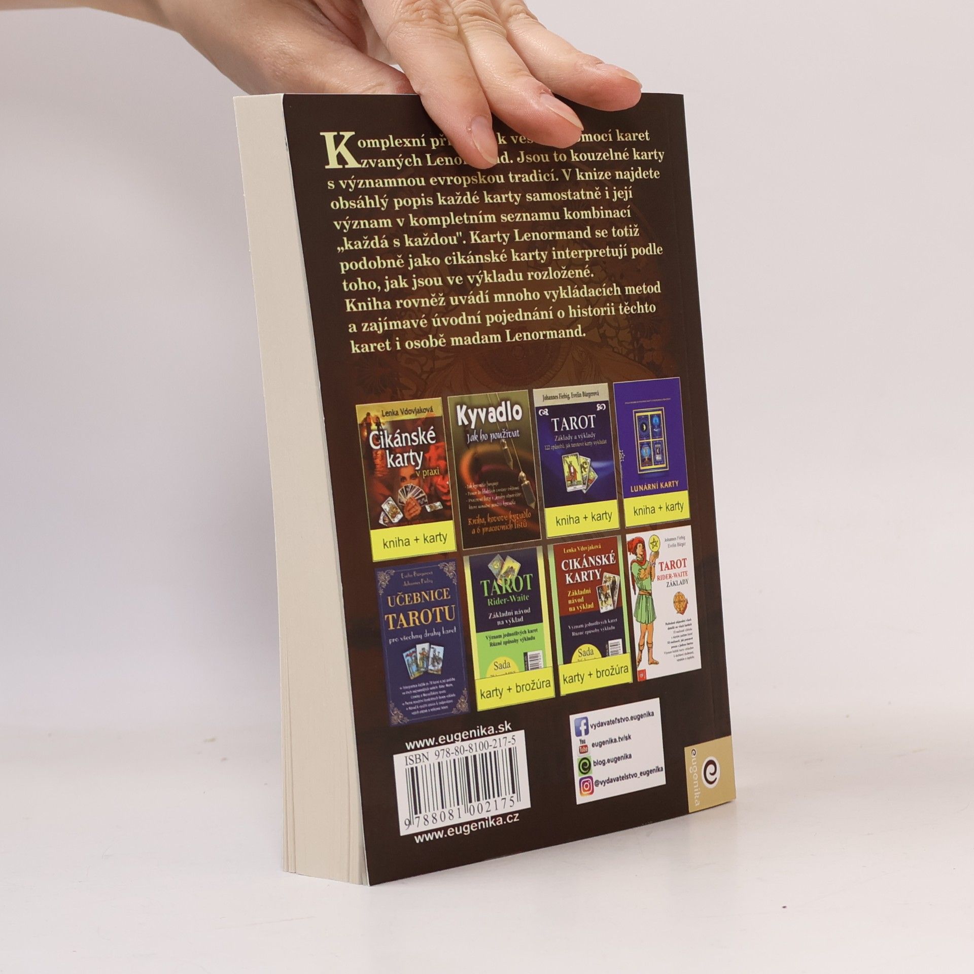 Eva Klimešová Karty Lenormand