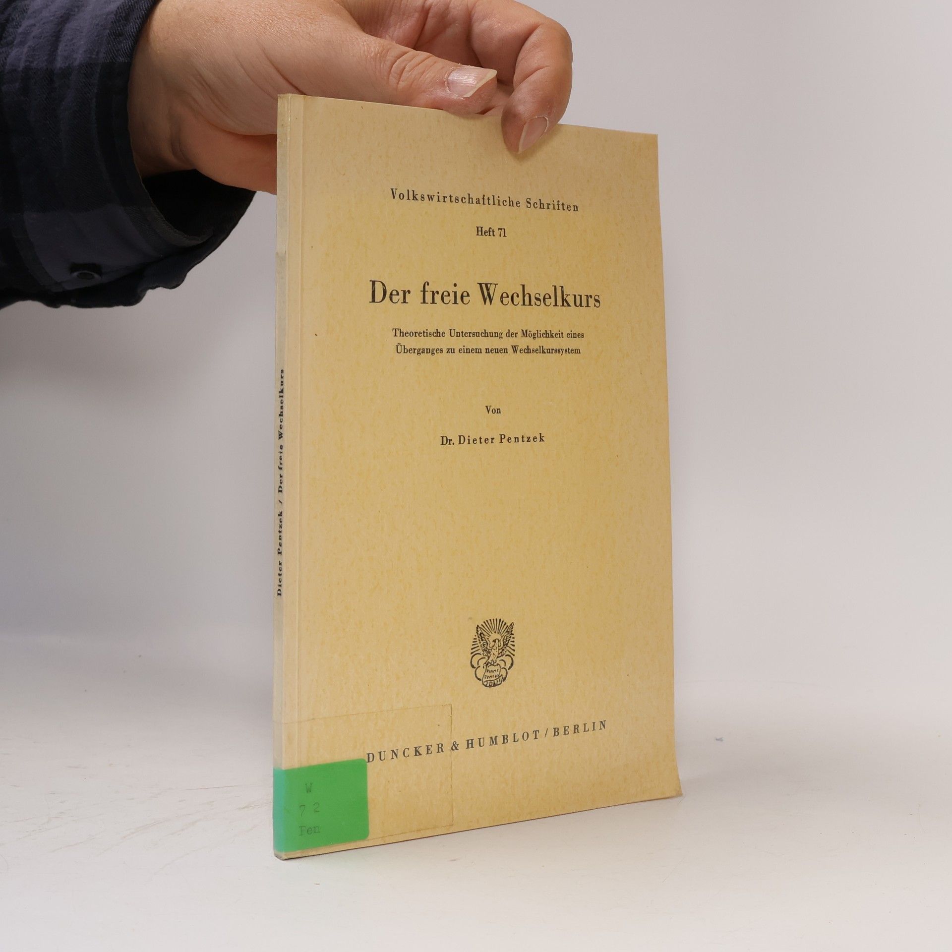 Der freie Wechselkurs 71