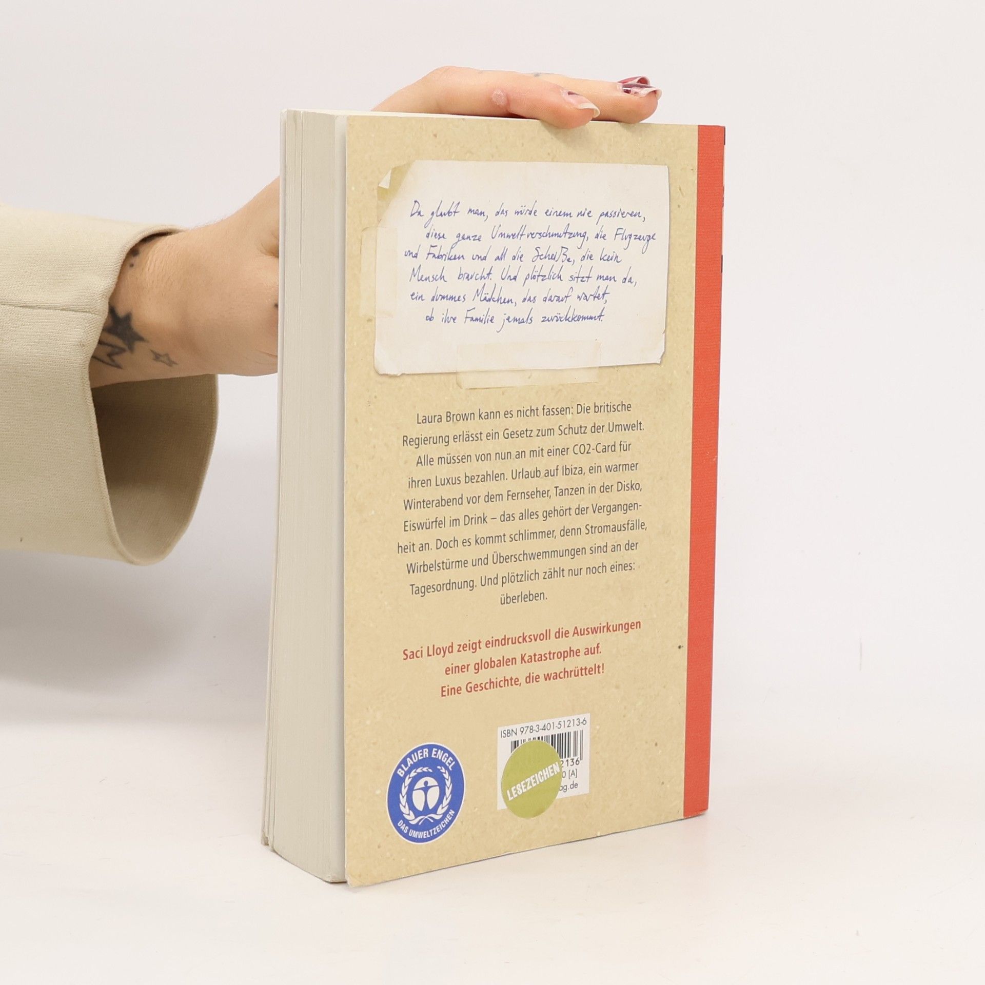 Saci Lloyd The Carbon Diaries. Euer schönes Leben kotzt mich an