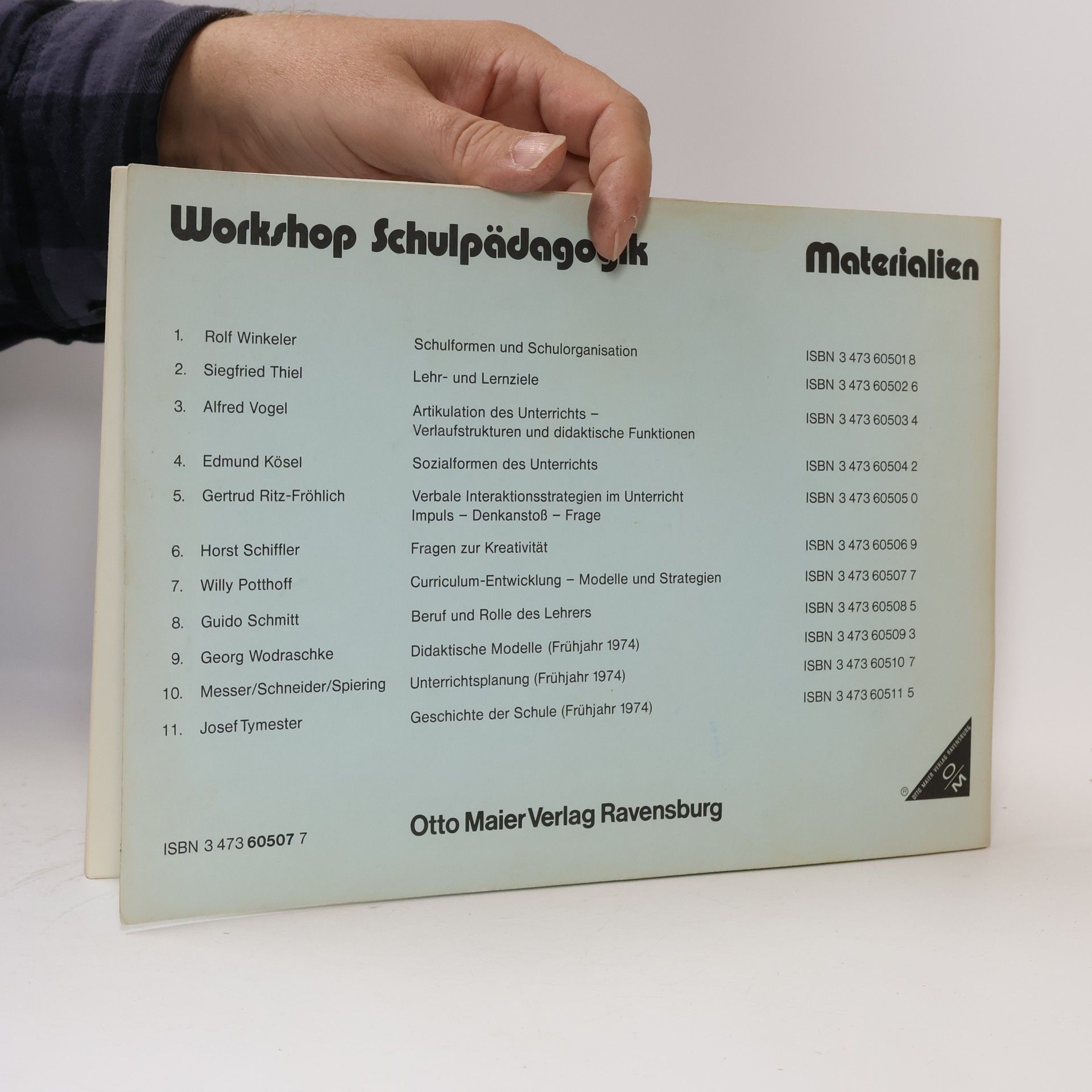 Willy Potthoff Curriculum-Entwicklung