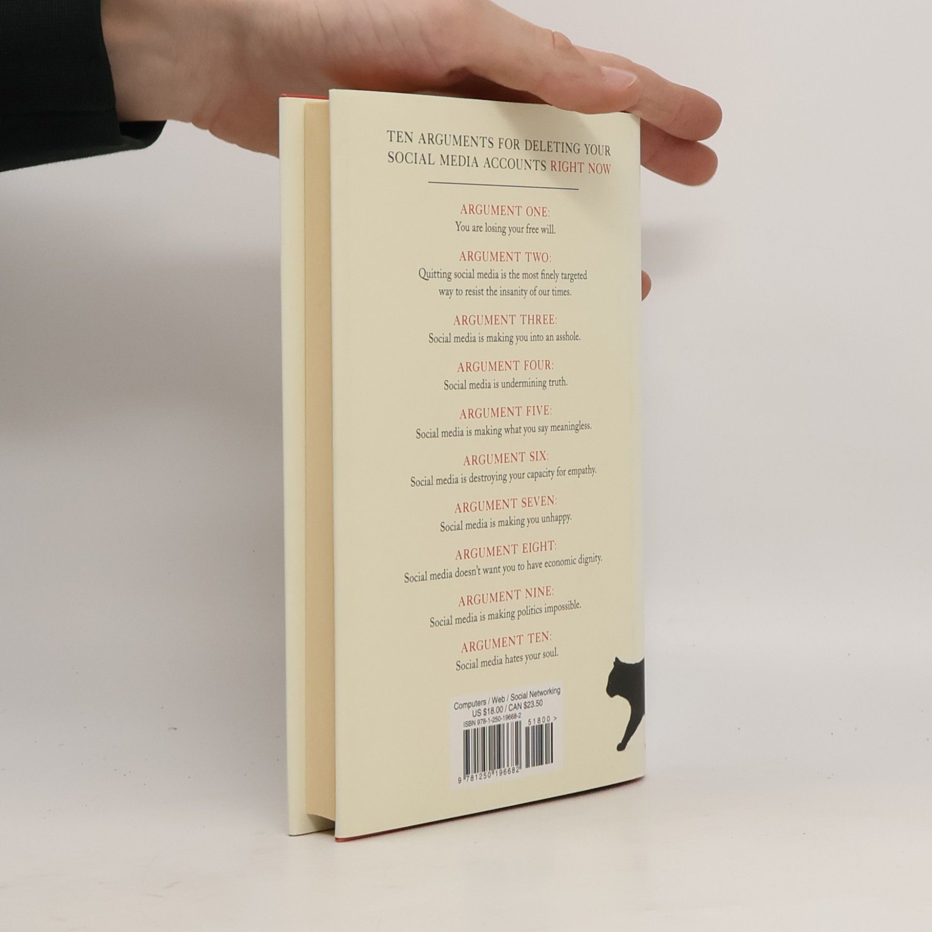 Jaron Lanier Ten Arguments for Deleting Your Social Media Accounts Right Now
