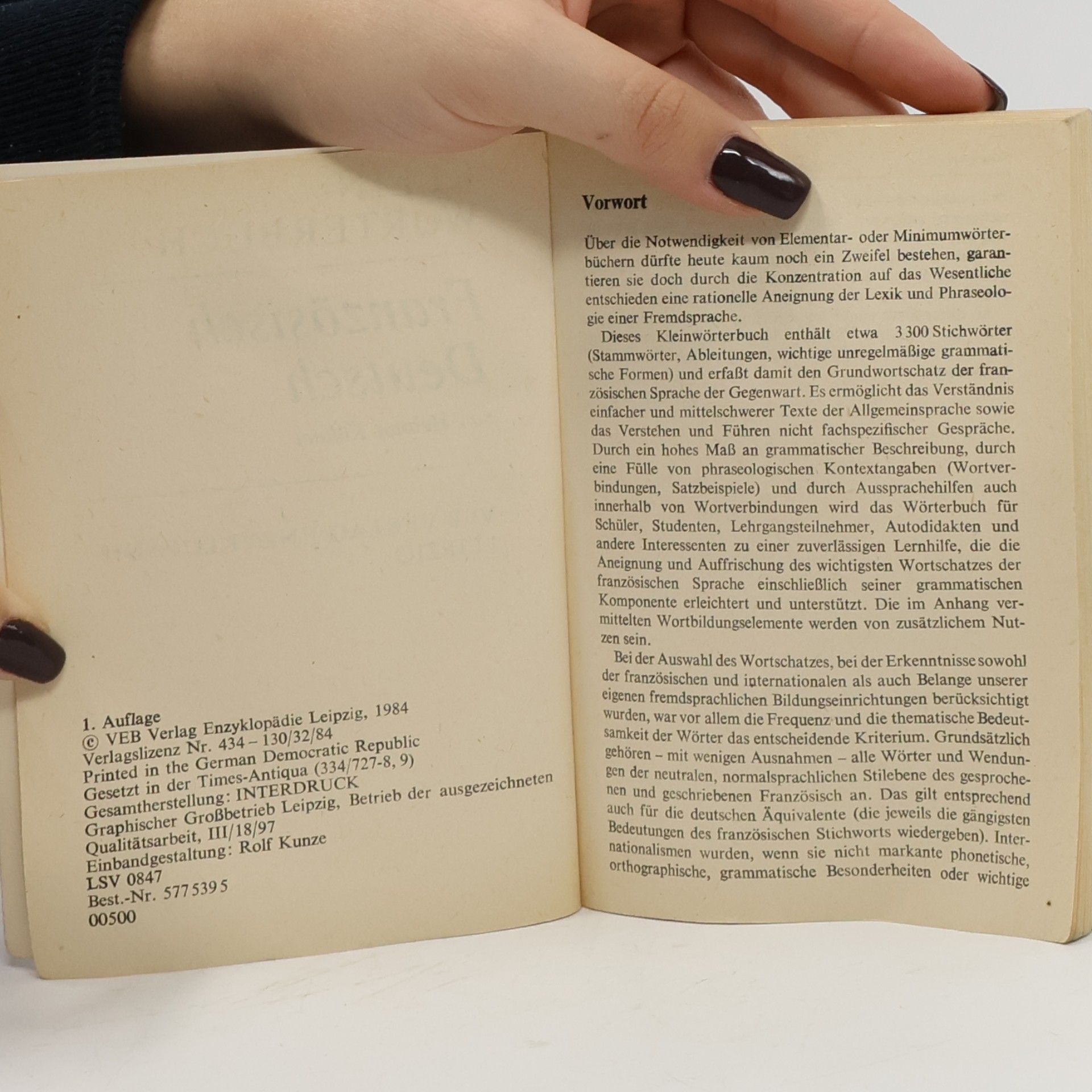 Helmut Kühnel Kleinwörterbuch Deutsch-Französisch