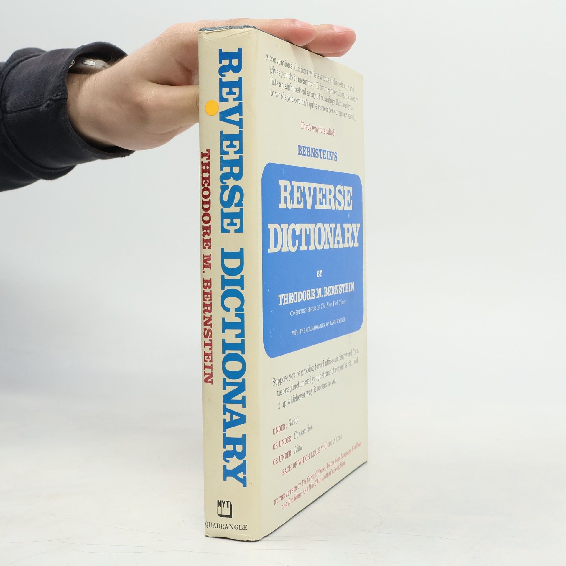Theodore Menline Bernstein Bernstein's Reverse Dictionary