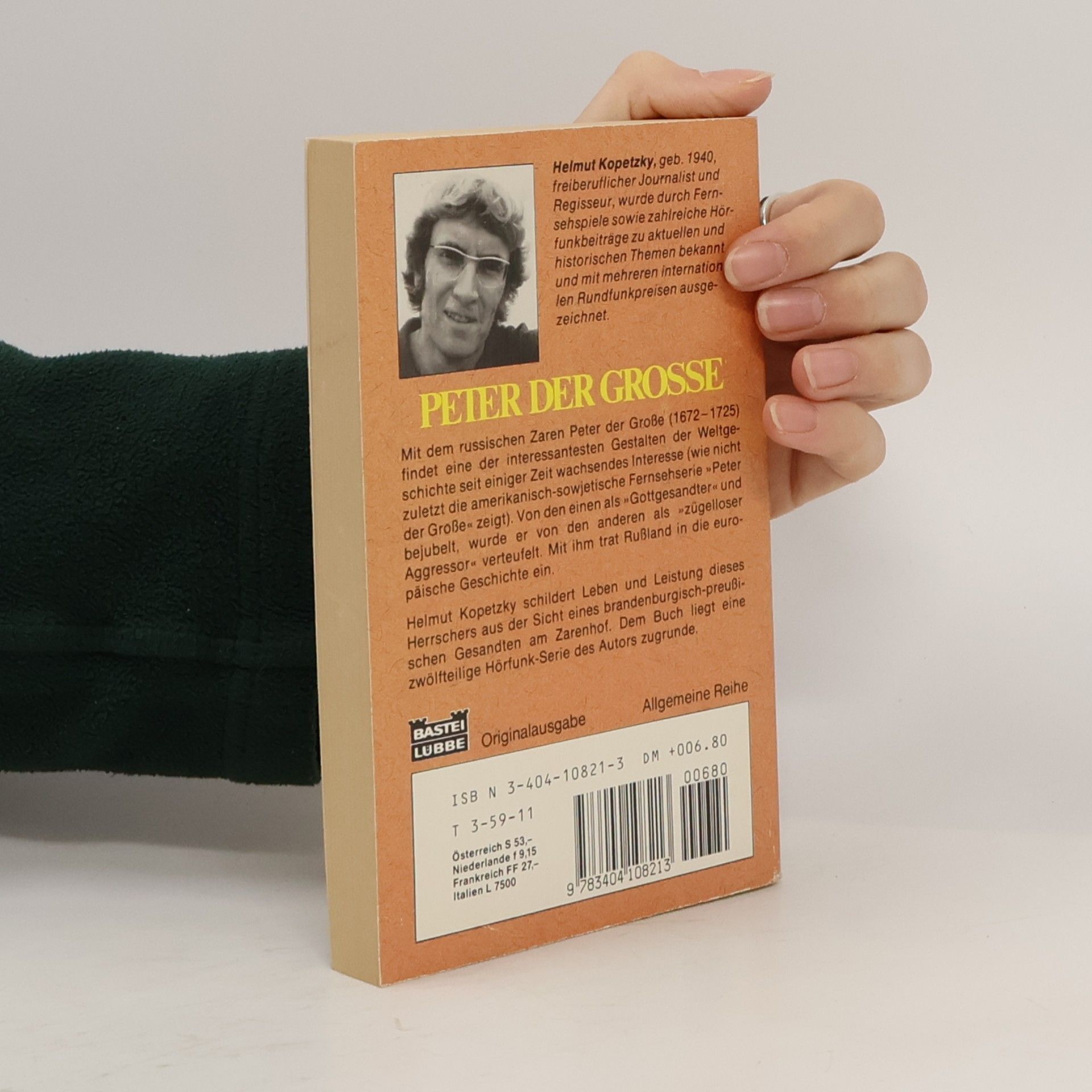 Helmut Kopetzky Allgemeine Reihe: Peter der Große - Zar der neuen Zeit: Ein dokumentarischer Roman