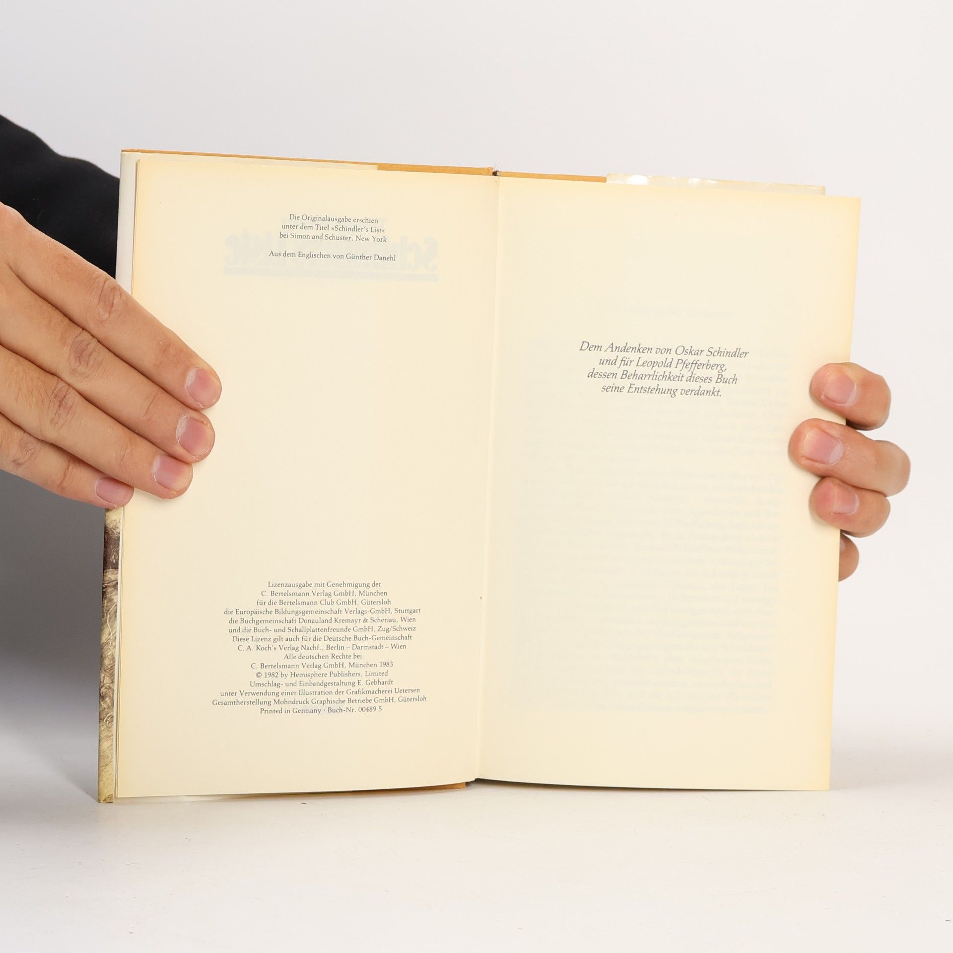 Keneally Thomas Schindlers Liste