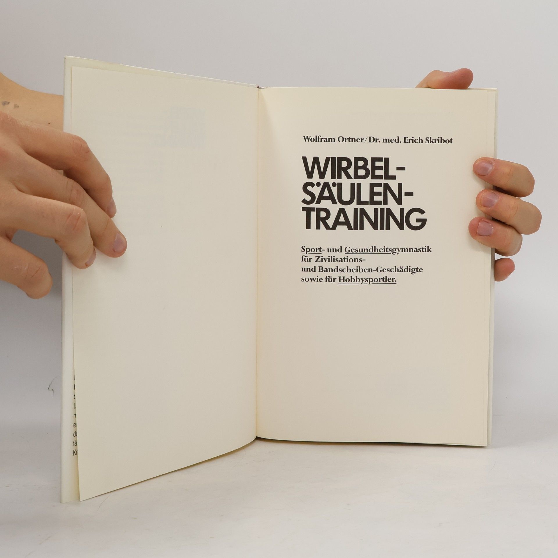 Wolfram Ortner Wirbelsäulen Training