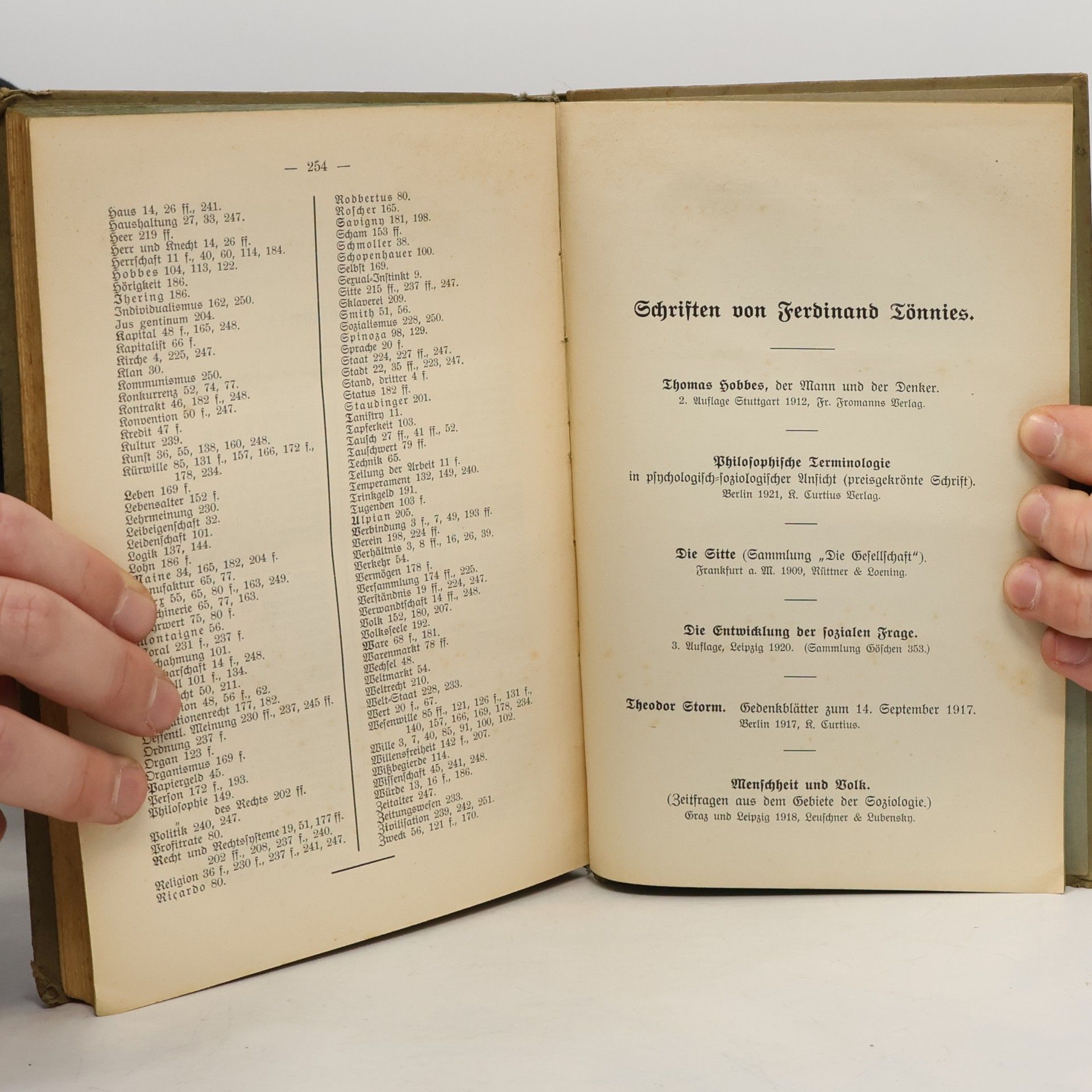 Ferdinand Tönnies Gemeinschaft und Gesellschaft