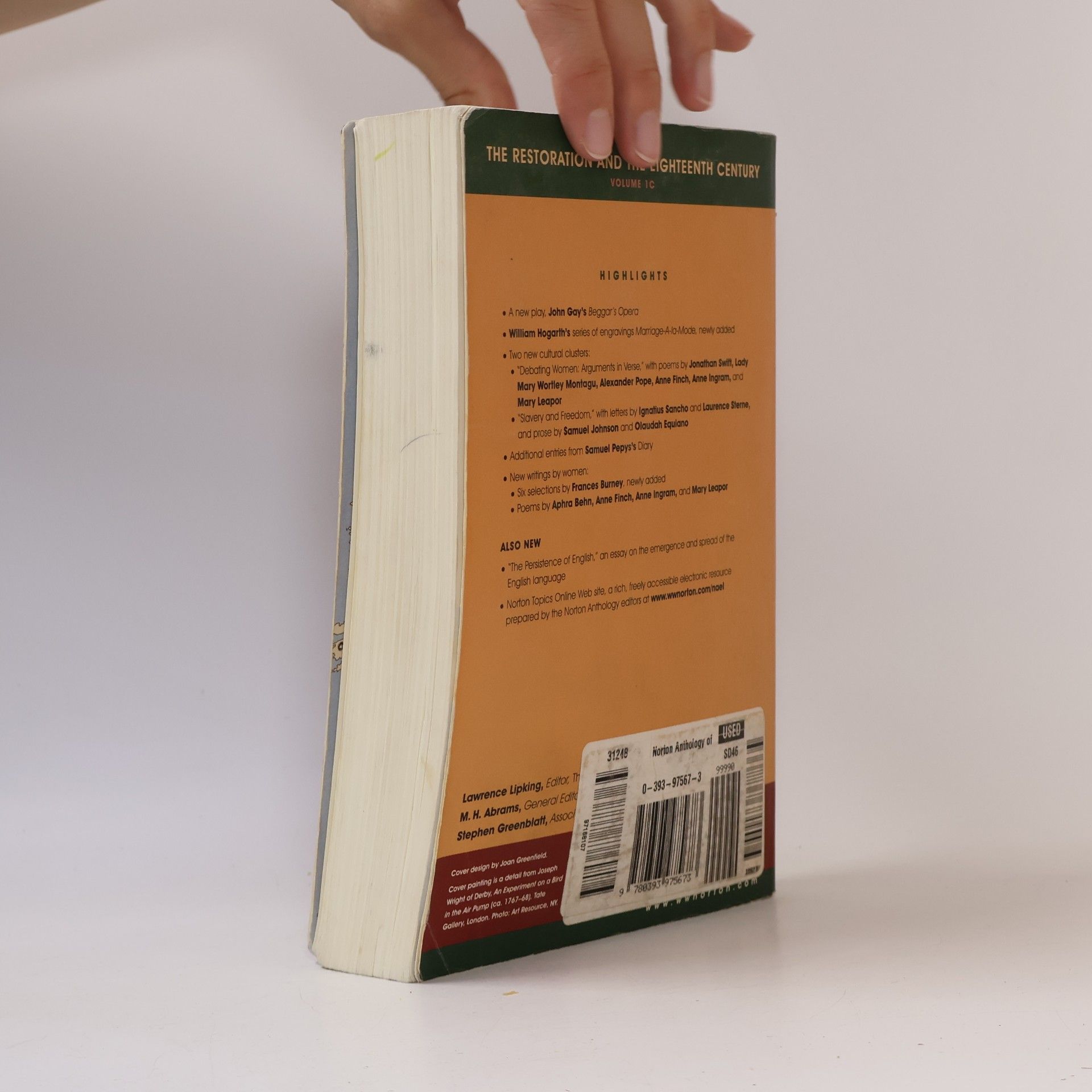 Stephen Greenblatt The Norton Anthology of English Literature, Vol. 1C