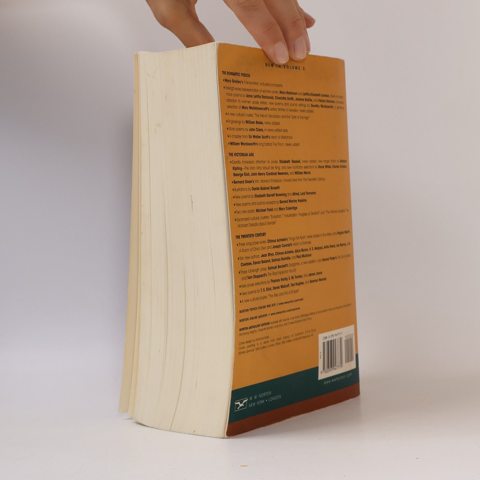 Stephen Greenblatt The Norton Anthology of English Literature: Volume 2
