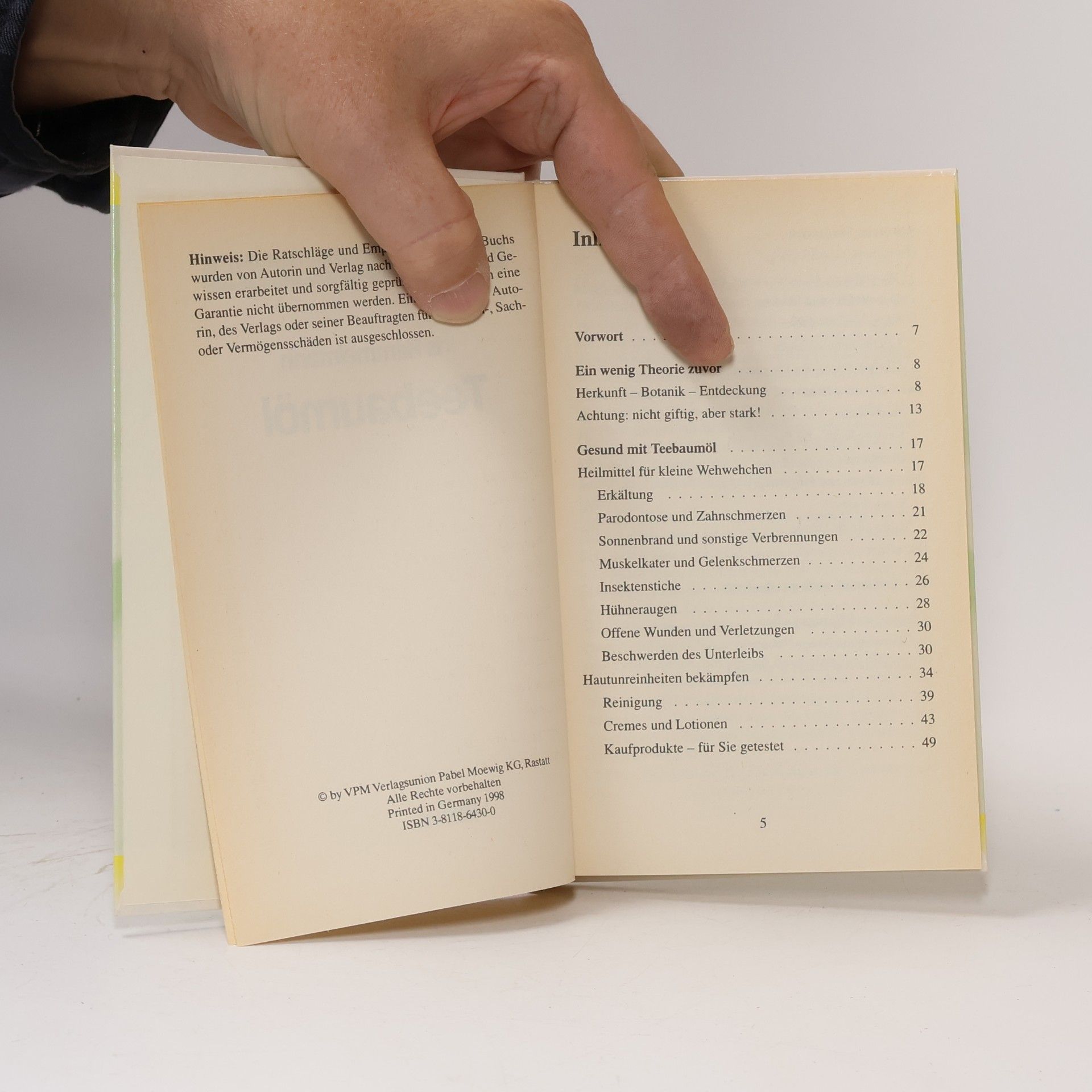 Autores varios Teebaumöl