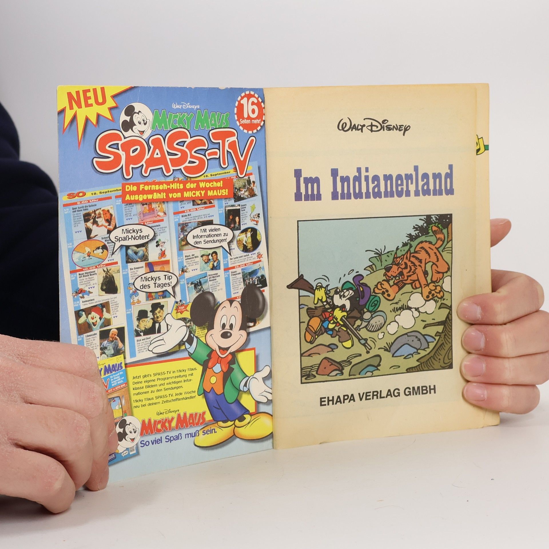 Walt Disney Lustiges Taschenbuch Nr. 206. Im Indianerland