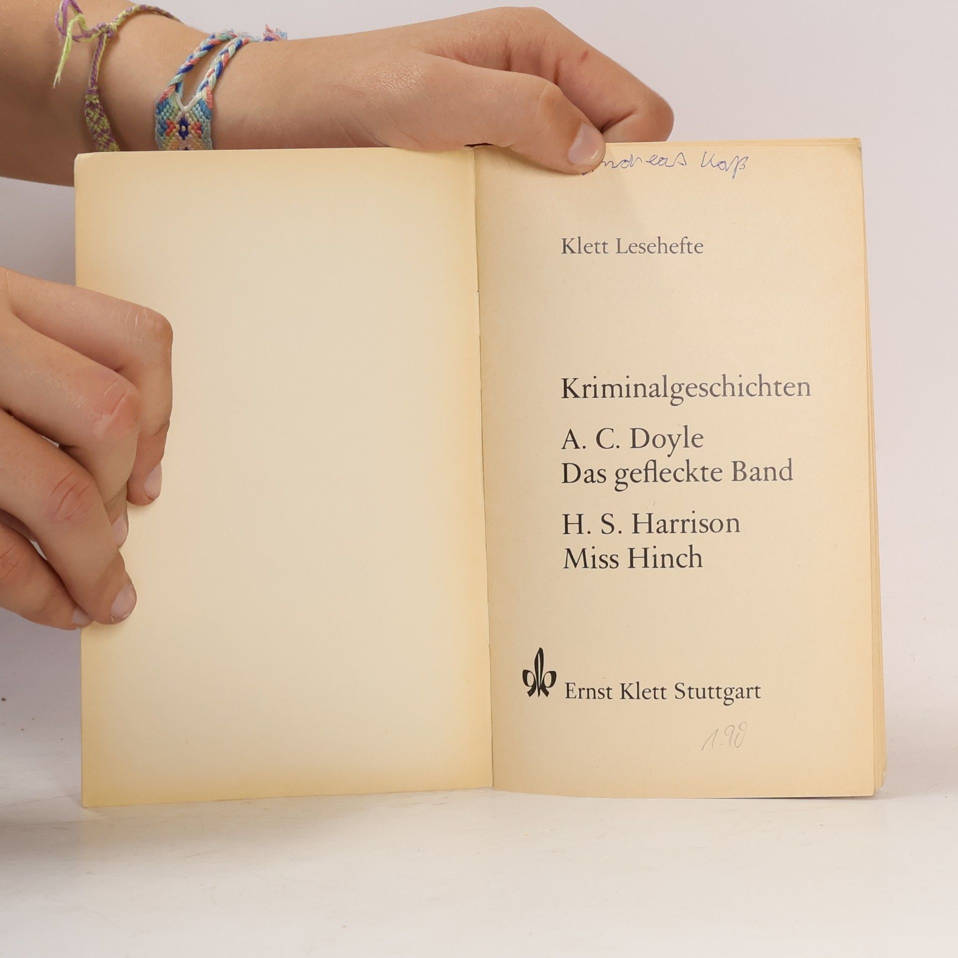 Arthur Conan Doyle Kriminalgeschichten. Das gefleckte Band. Miss Hinch