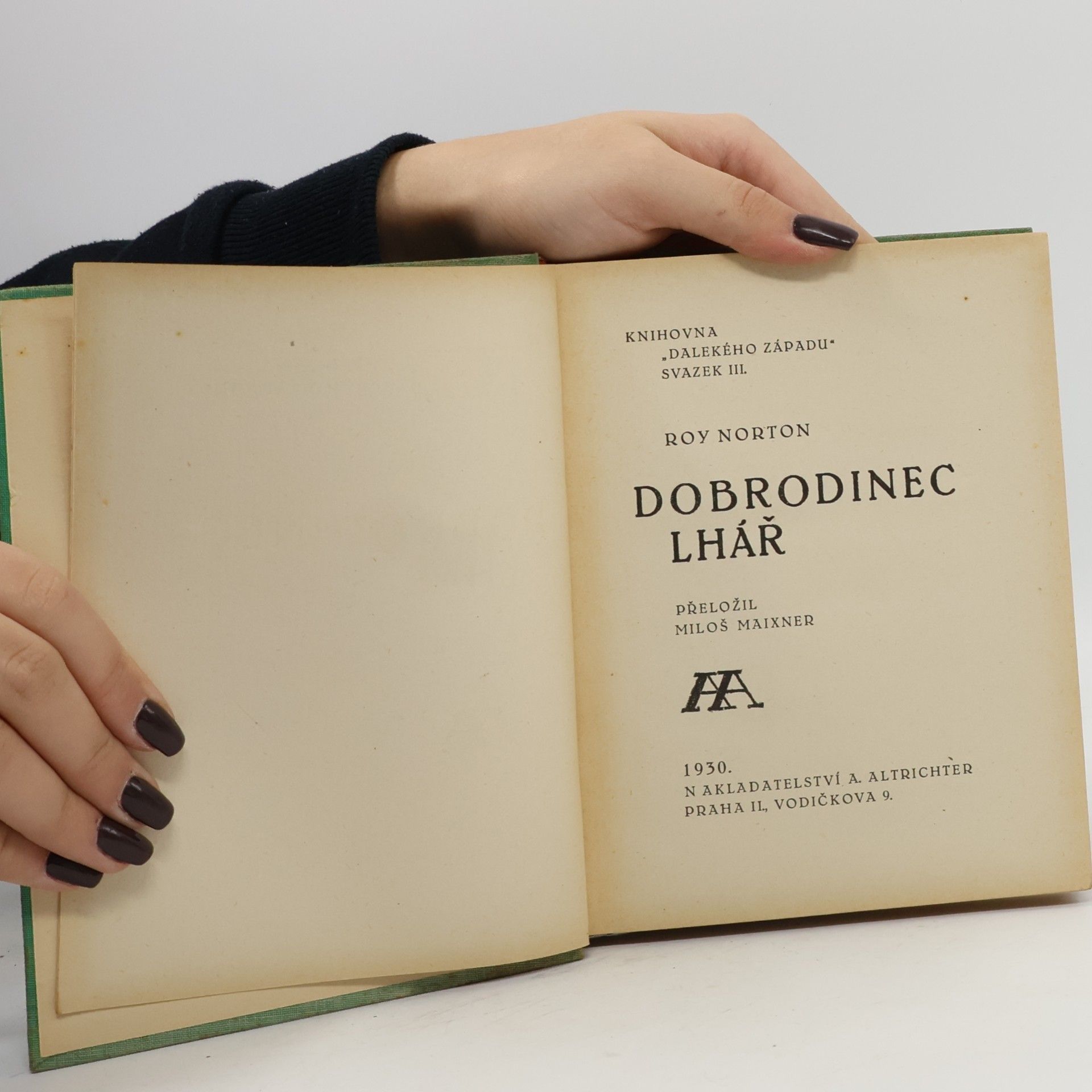 Miloš Maixner Dobrodinec lhář