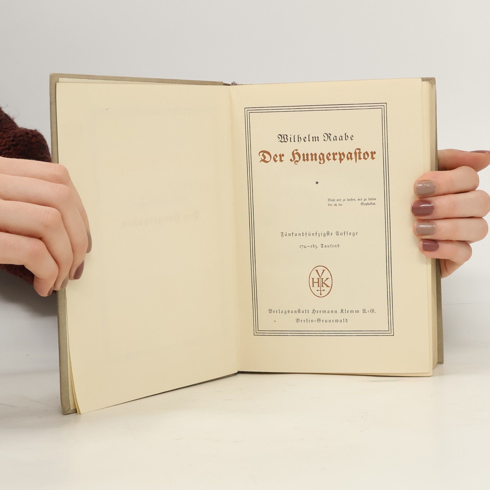Wilhelm Raabe Der Hungerpastor
