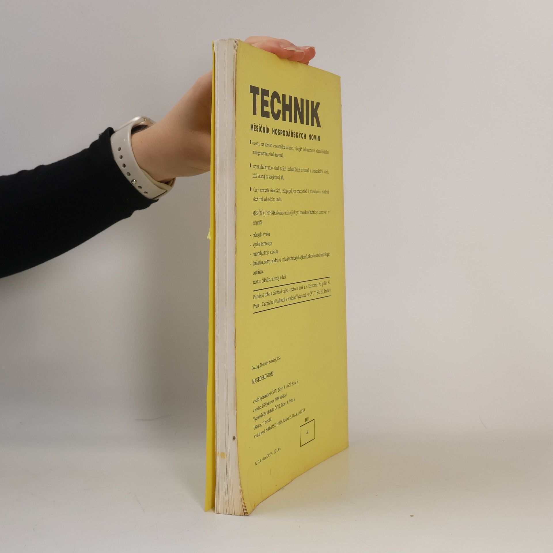 Bronislav Konečný České vysoké učení technické v Praze, Fakulta stavební: Makroekonomie