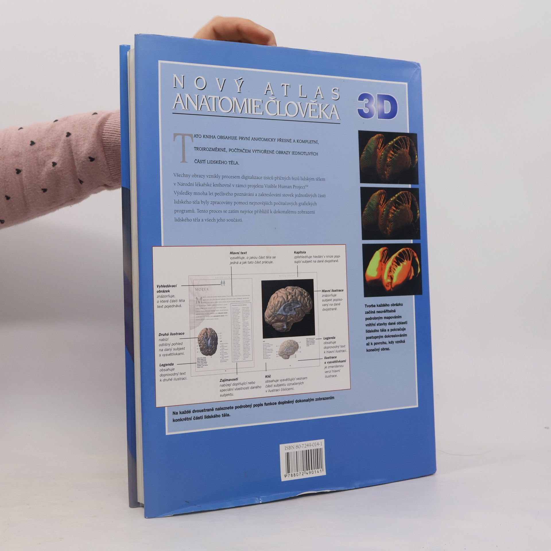 Thomas McCraken Nový atlas anatomie člověka 3D