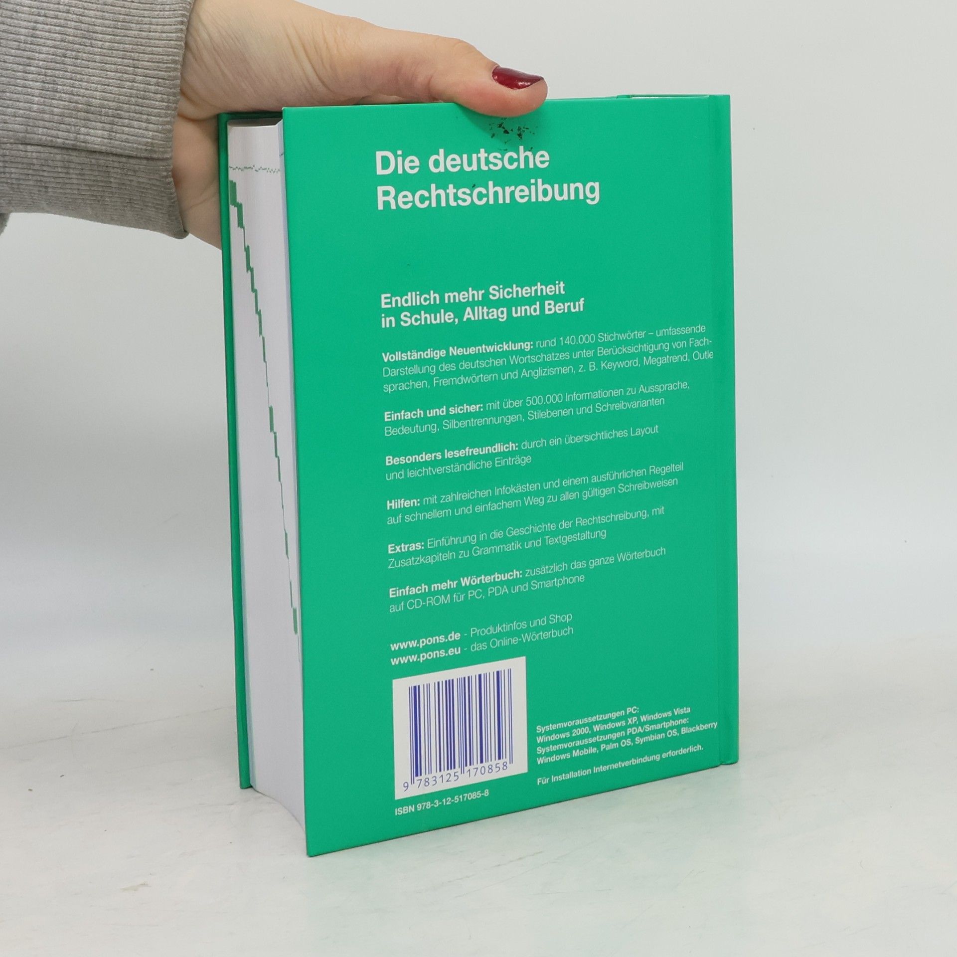 Kolektiv autorů PONS Die deutsche Rechtschreibung