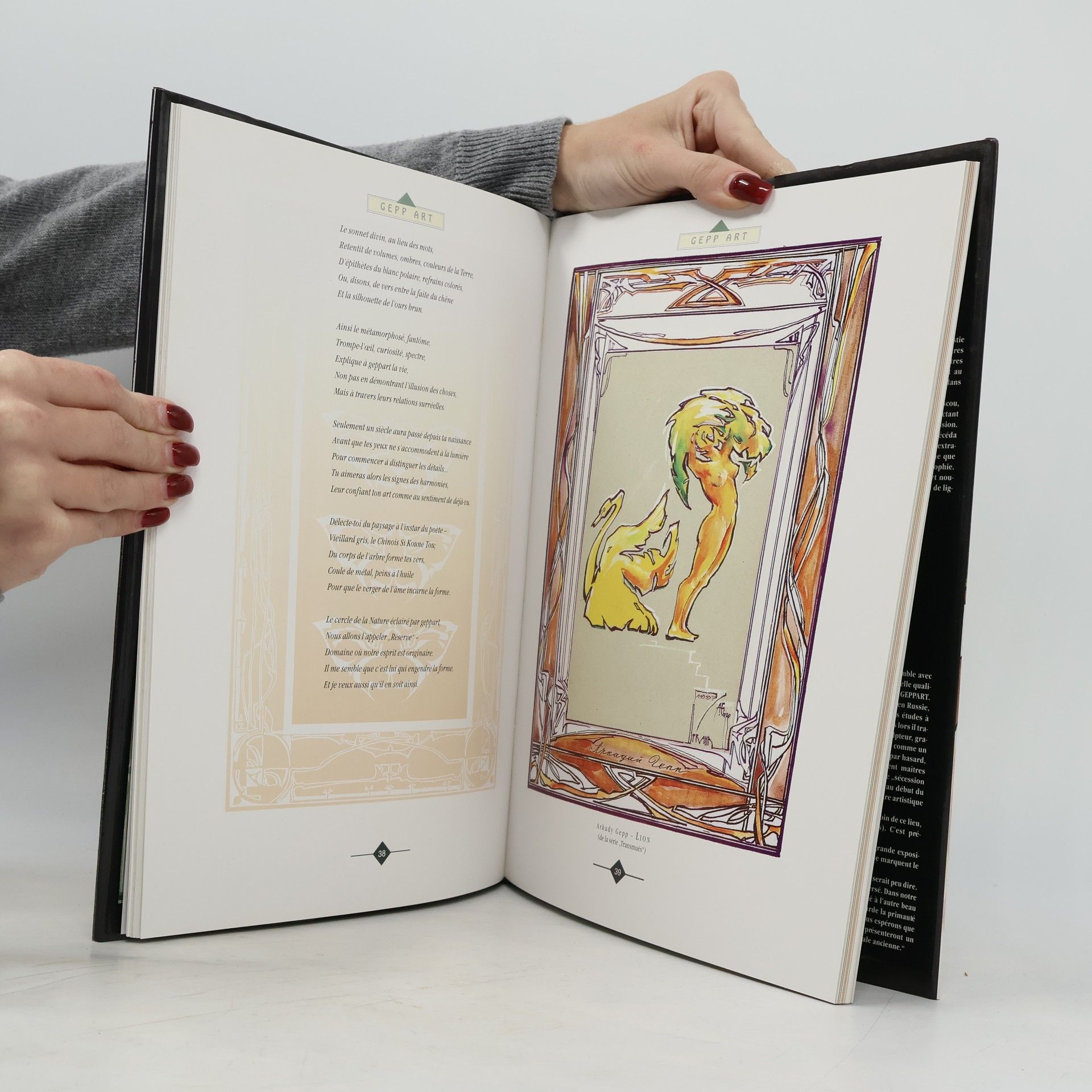 Arkady Gepp Metamorphoses art nouveau de Geppart