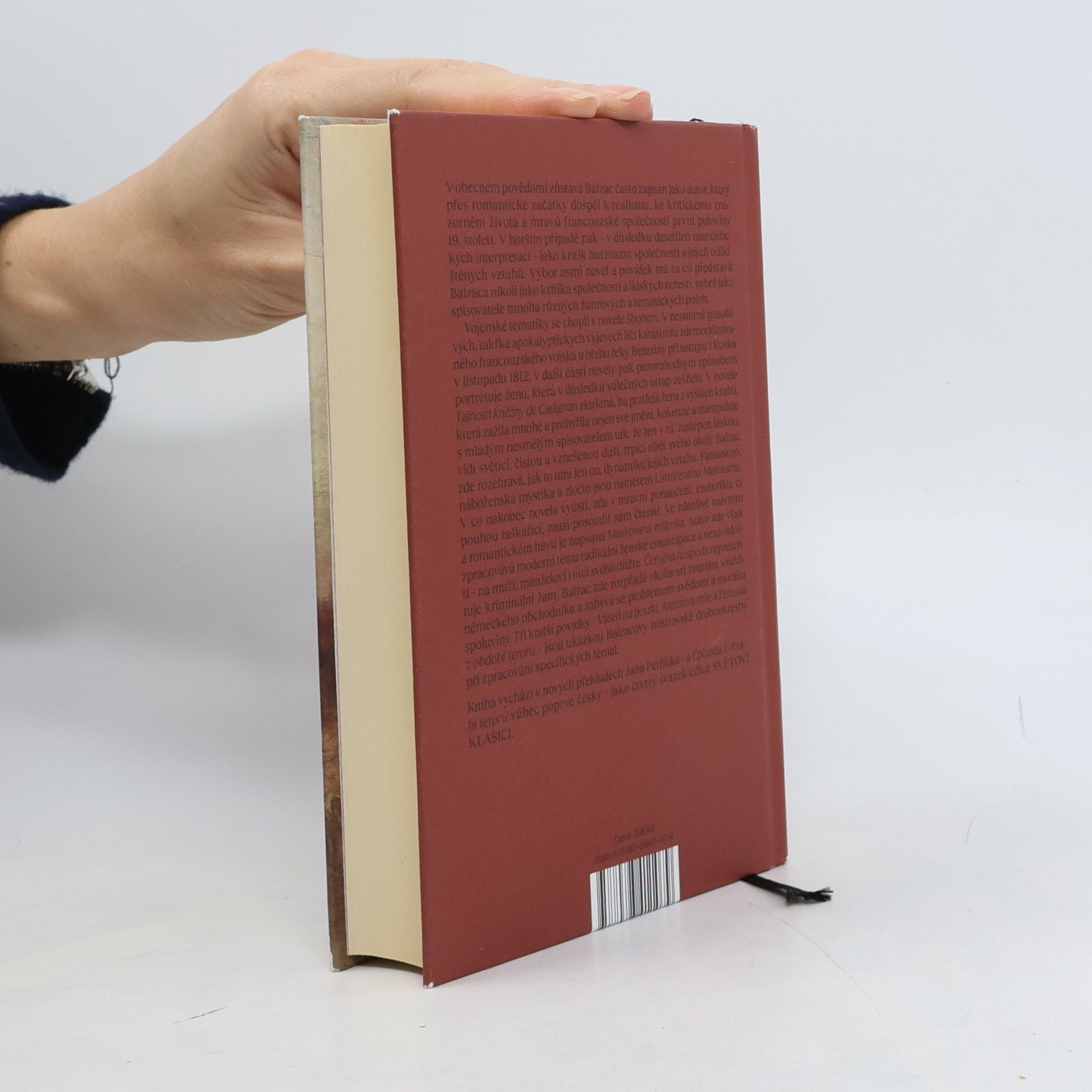 Honoré de Balzac Sbohem a jiné prózy