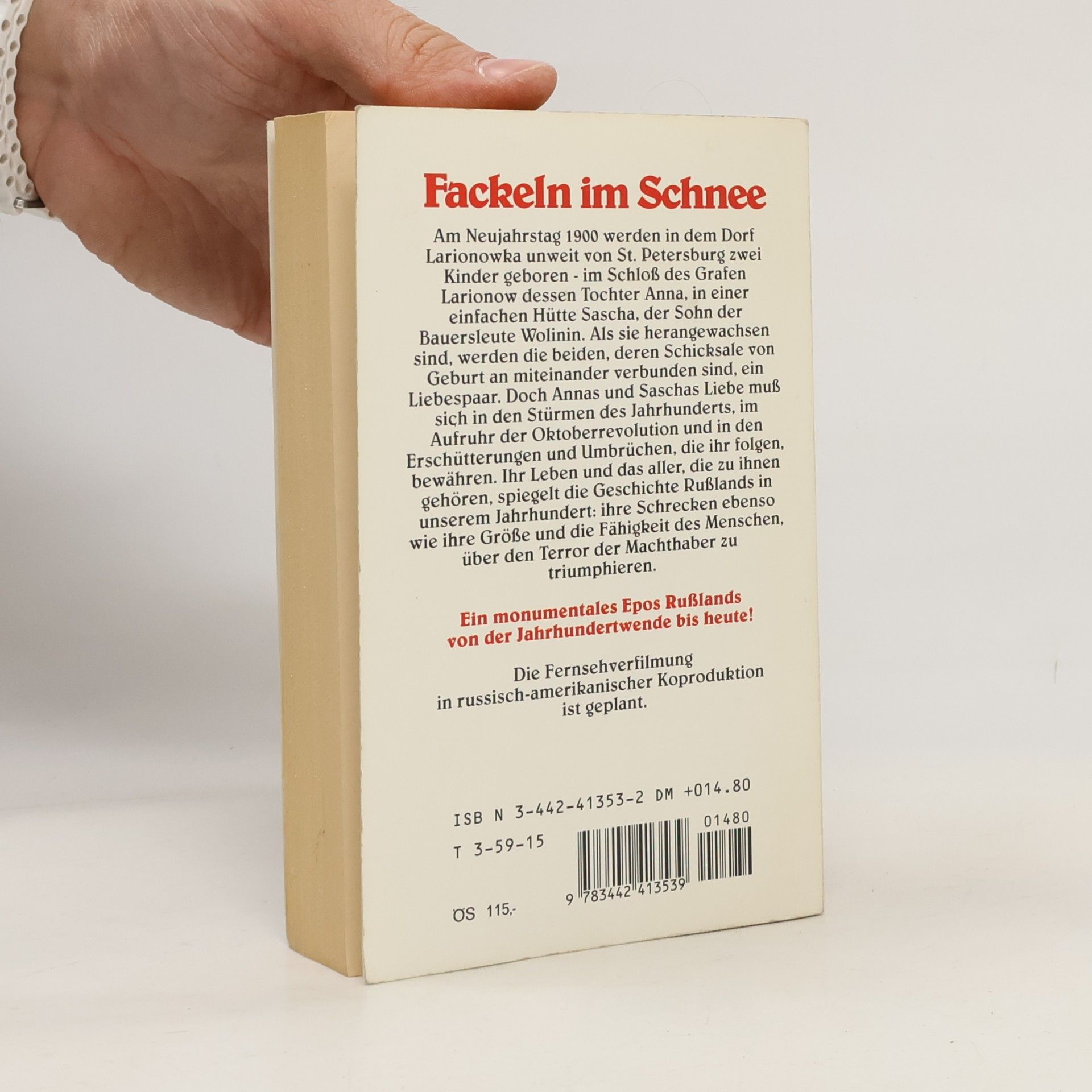 Bernice Rubens Fackeln im Schnee