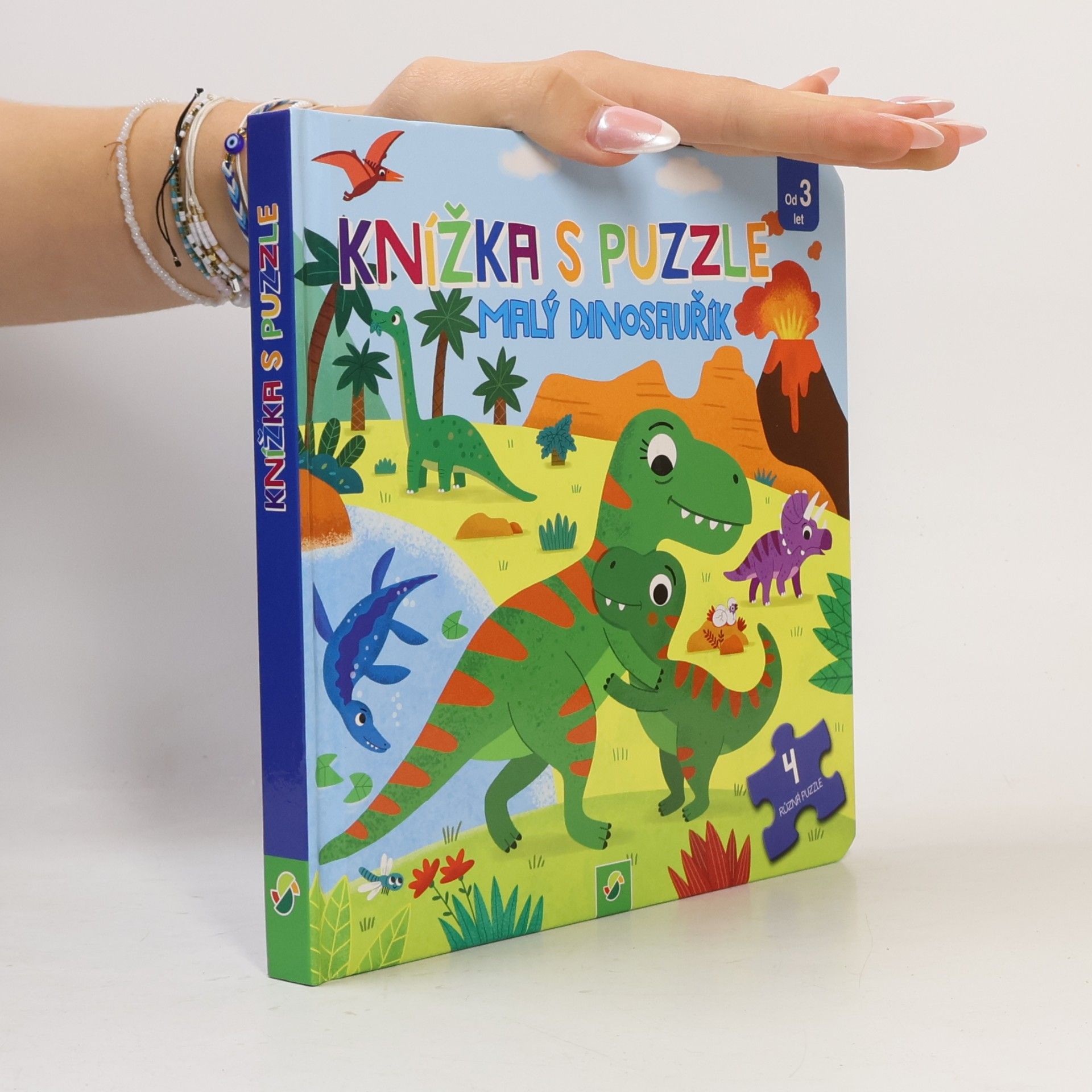 Knížka s puzzle Malý Dinosauřík